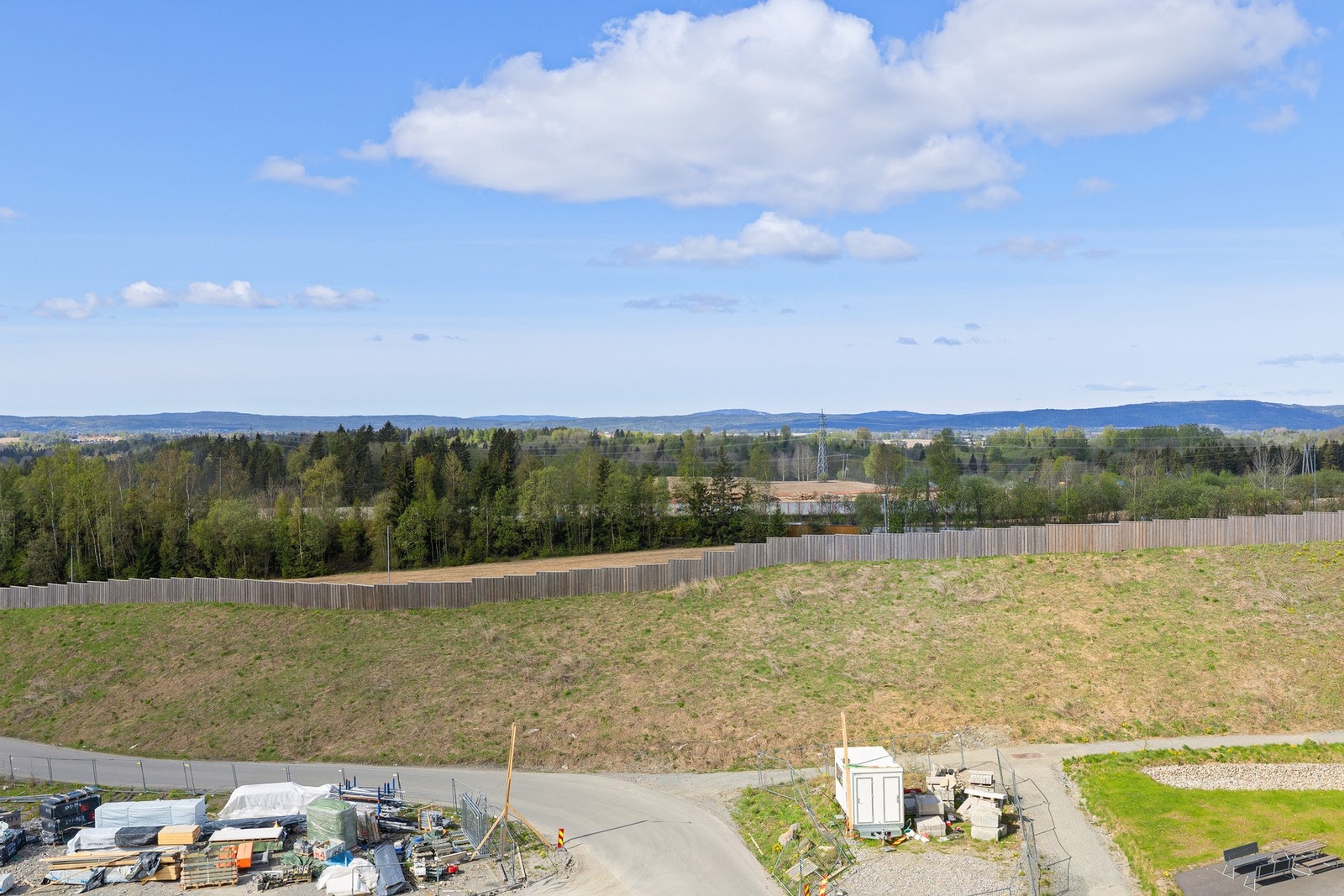 Flott utsikt fra leiligheten. Galleribilde