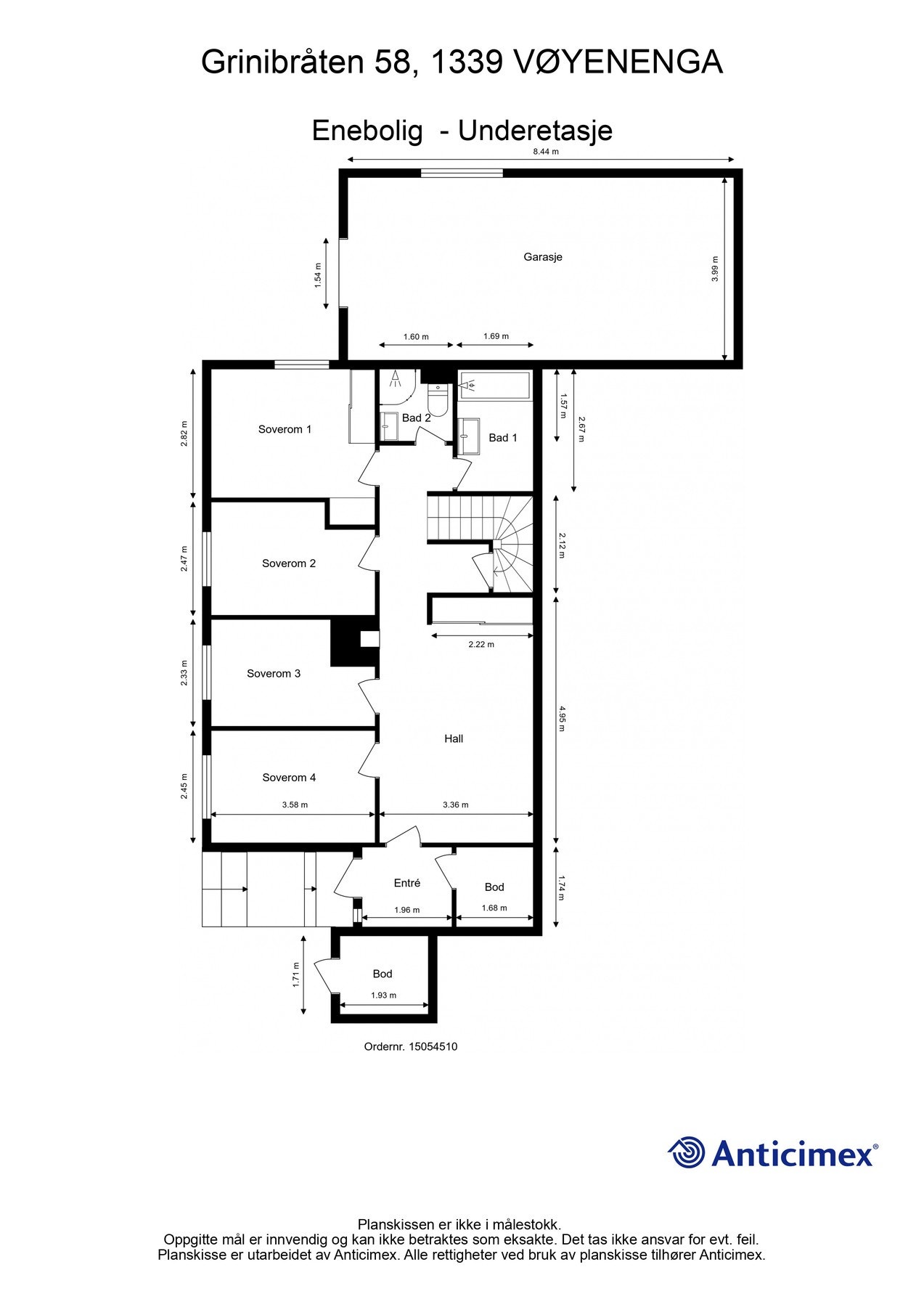 Plantegning Galleribilde