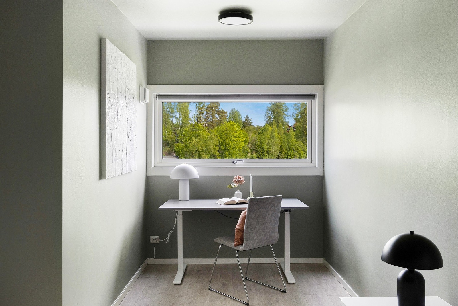 Kontor på soverom Galleribilde