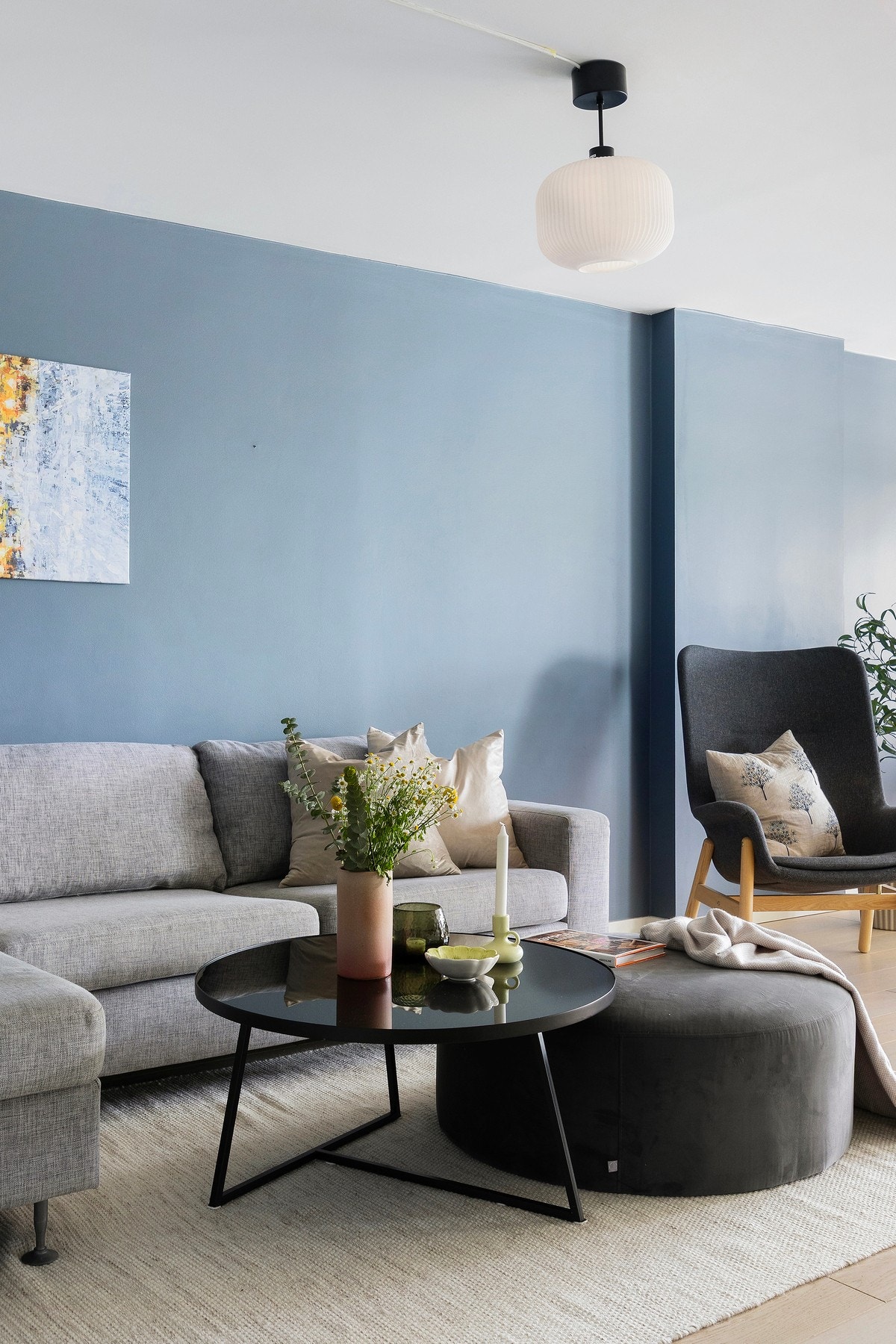I stuen er det mulighet for å etablere peis Galleribilde