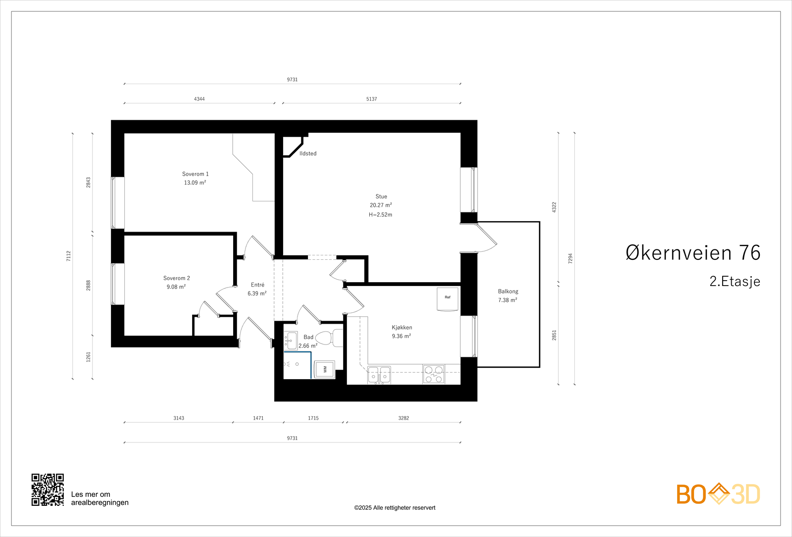 Plantegning Galleribilde