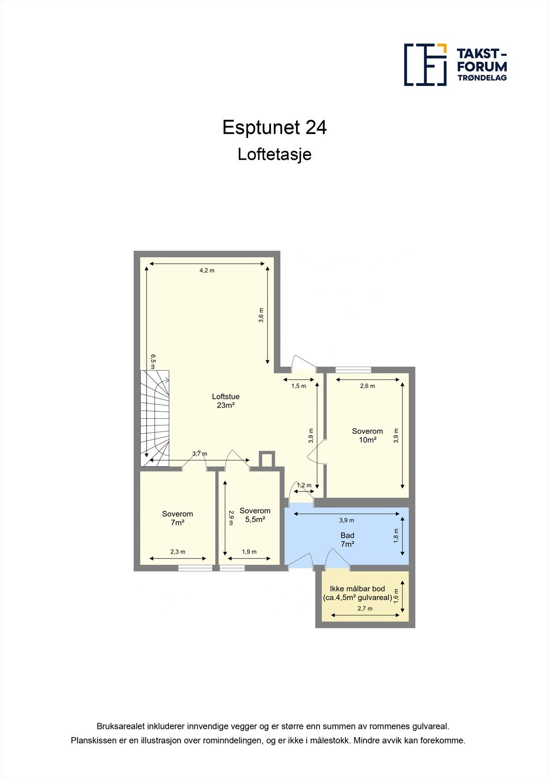 Plantegning - 2.etg Galleribilde