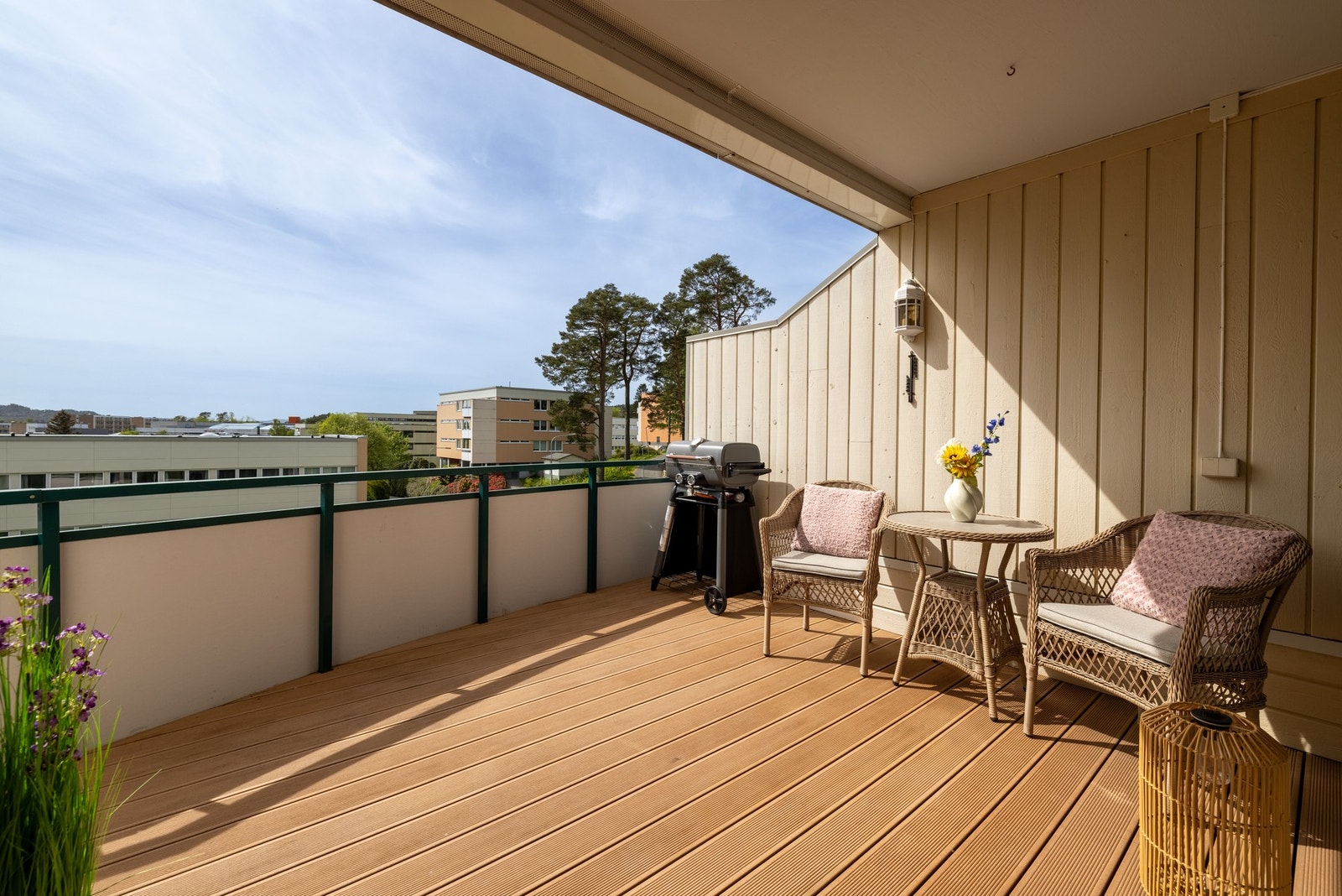 Denne vil fungere som en naturlig forlengelse av stuen på varme sommerdager. Galleribilde