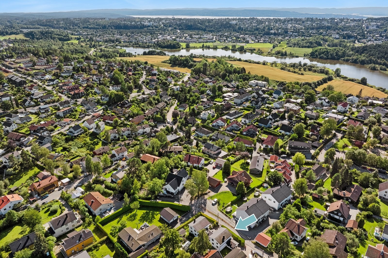 Gangavtand til populære Østensjøvannet. Galleribilde