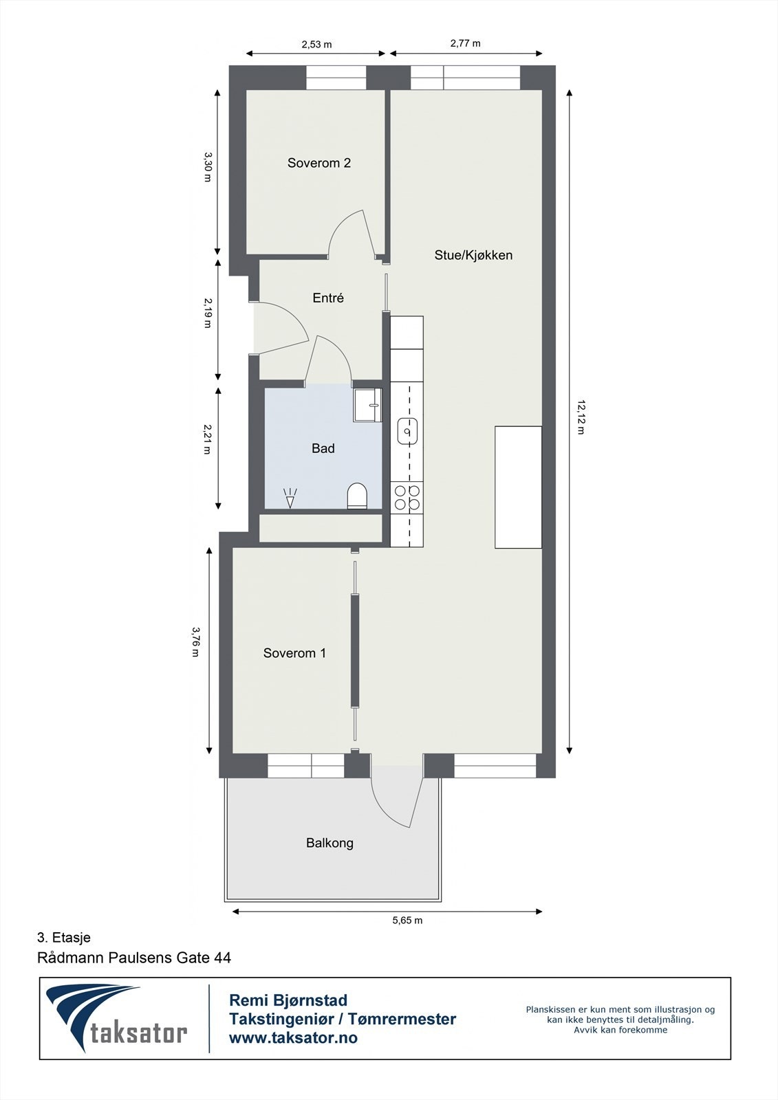 Plantegning Galleribilde