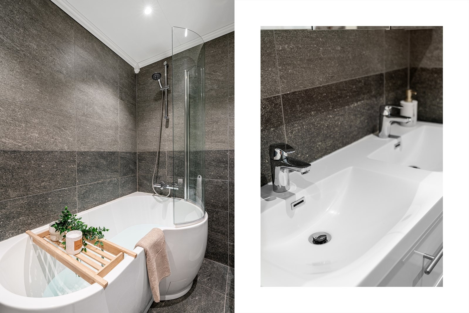 - Her får man et herlig badekar som bidrar til spafølelsen i eget hjem - Galleribilde