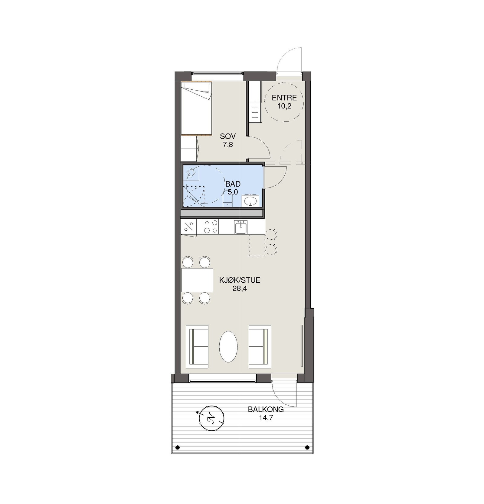 Alternativ leilighet - C503 Galleribilde