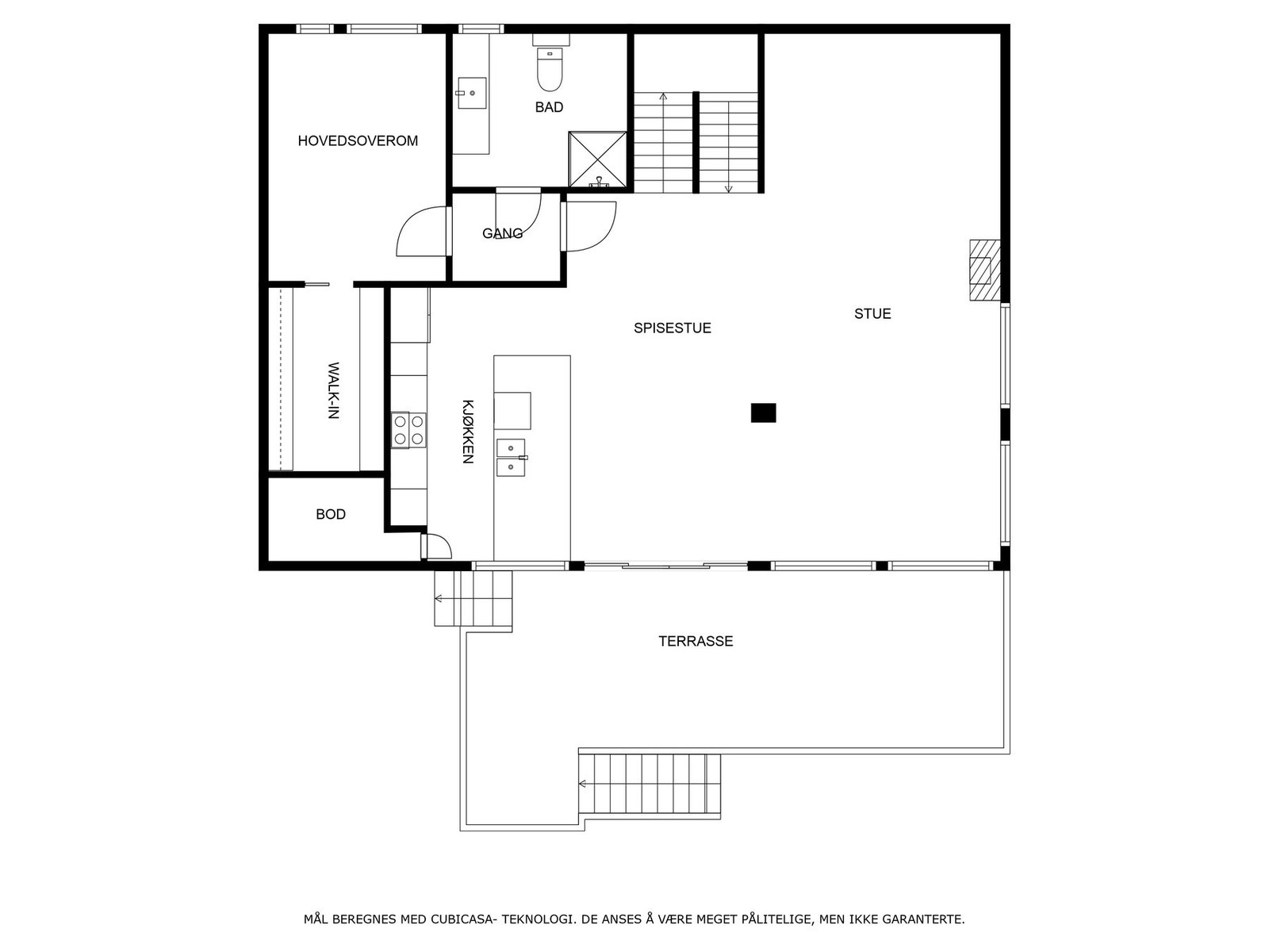 Plantegning 2.etasje Galleribilde