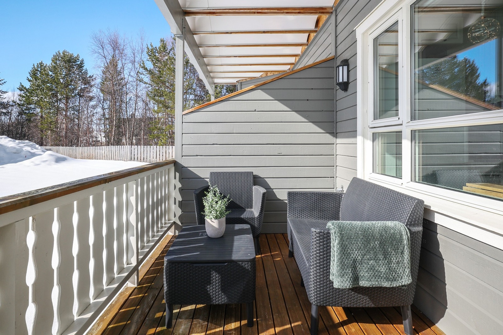 Et ideelt sted for å nyte solrike ettermiddager og kvelder. Galleribilde