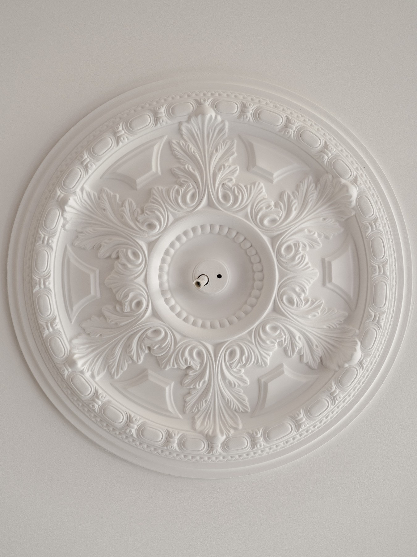 Flere av rommene er utsmykket med vakre rosetter. Galleribilde