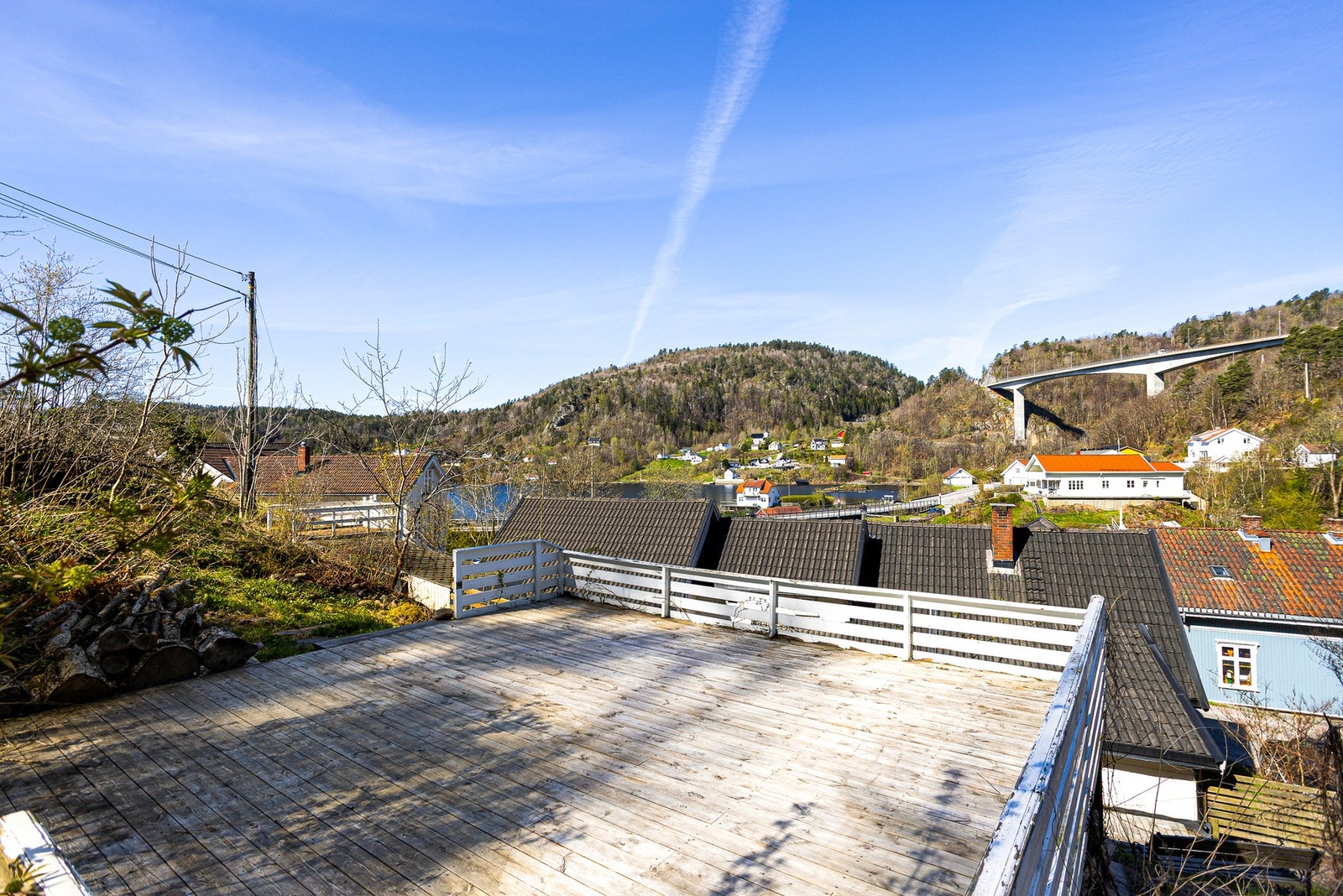 Flere, fine uteplasser over flere nivåer Galleribilde