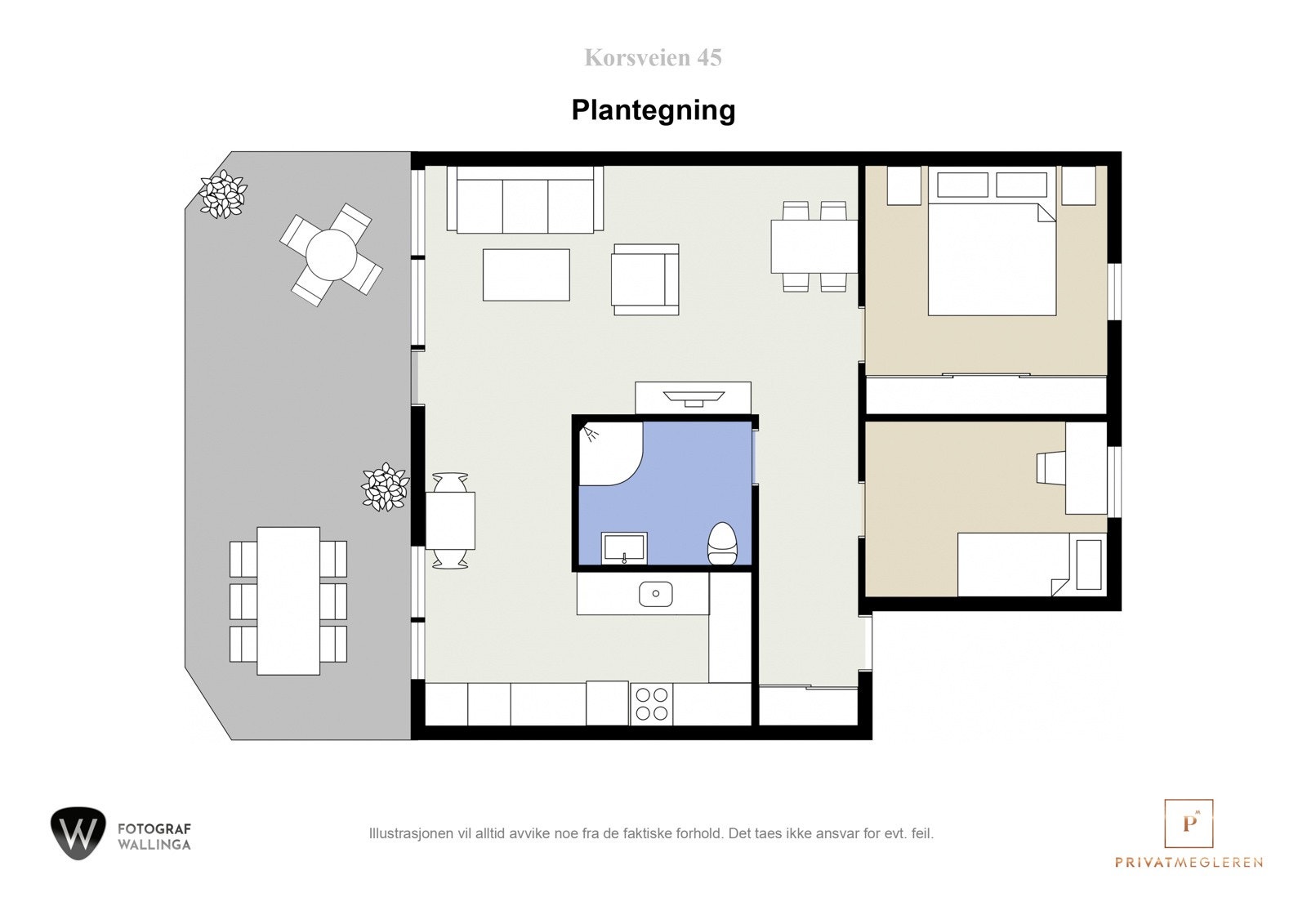 Plantegning Galleribilde