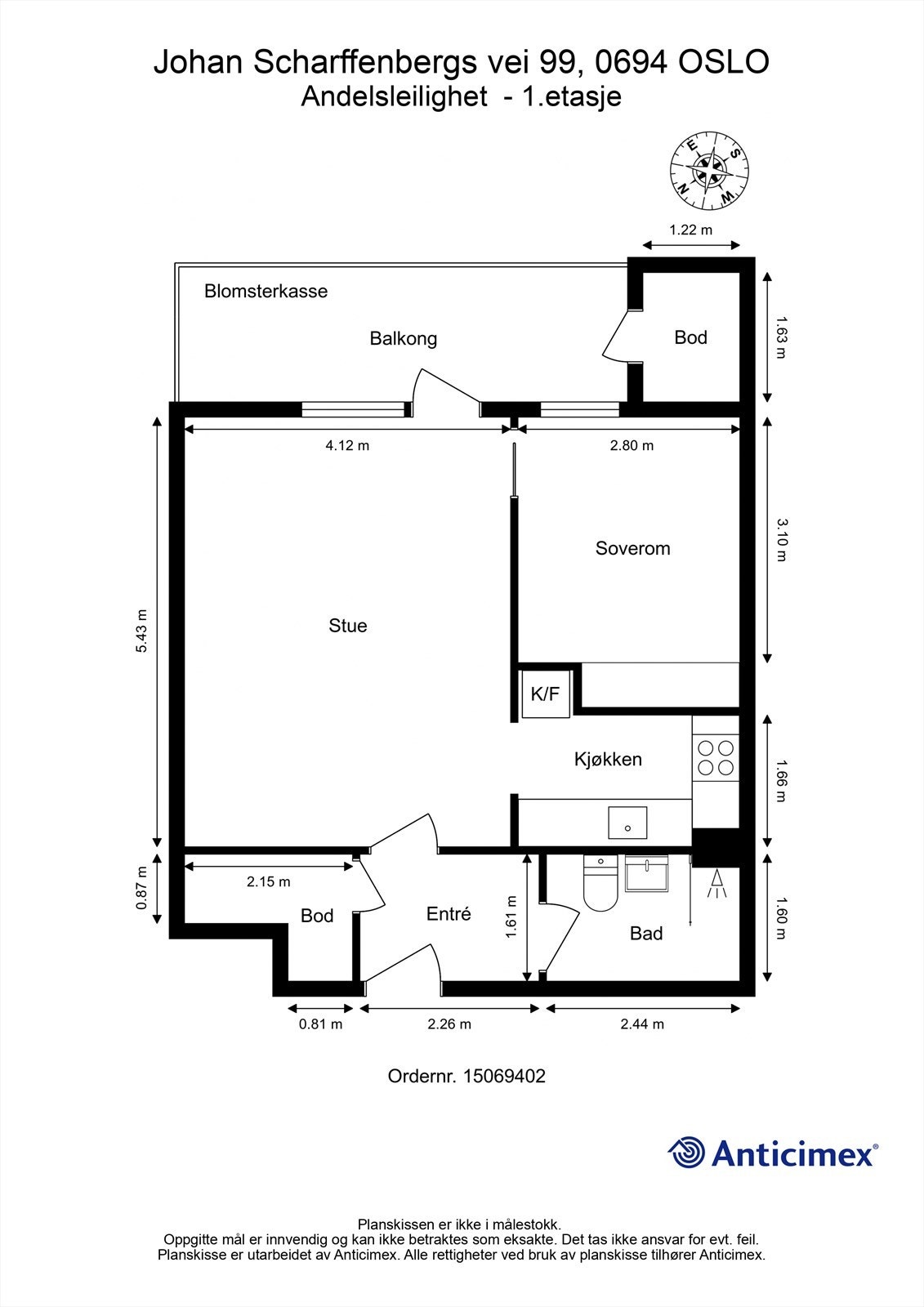 Plantegning Galleribilde