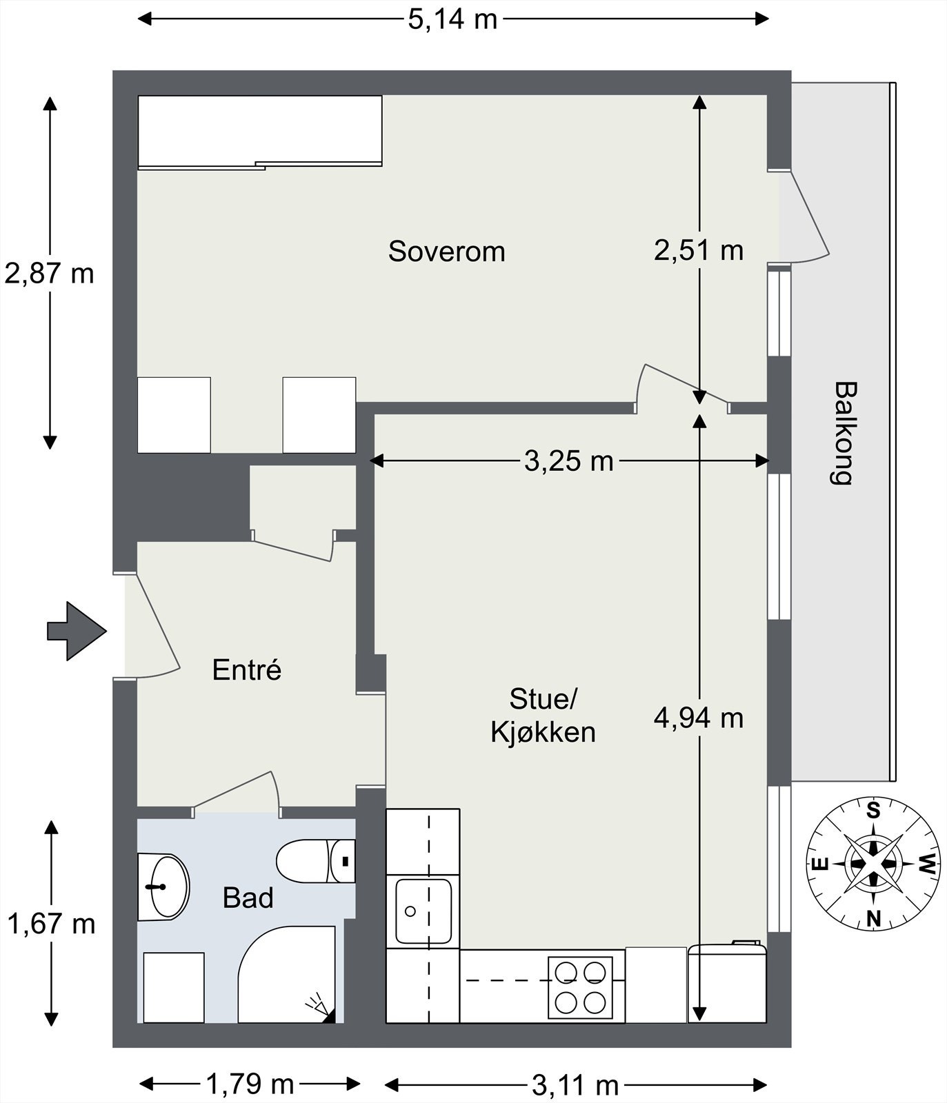Plantegning. Galleribilde