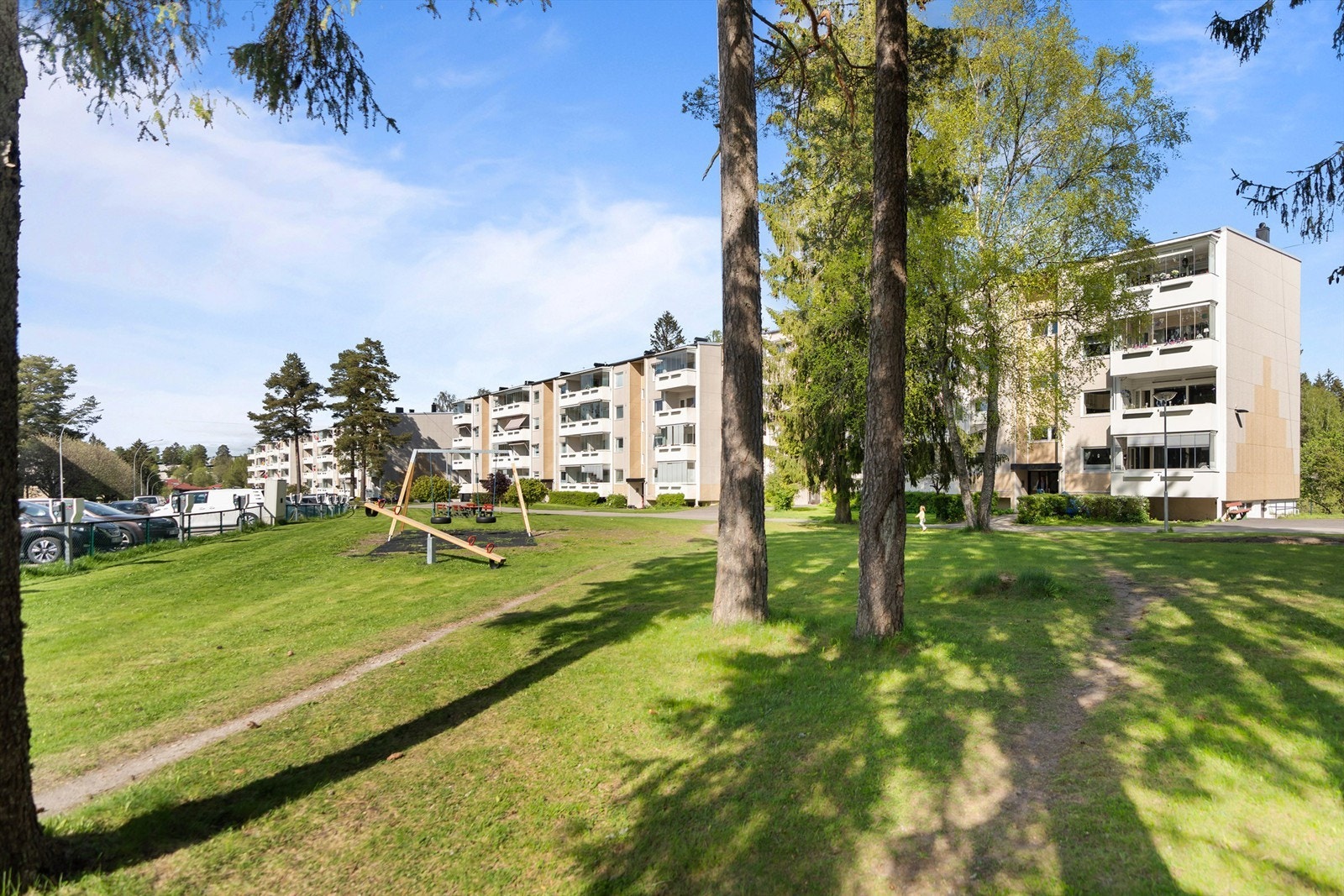 Luftige, grønne fellesområder. Galleribilde