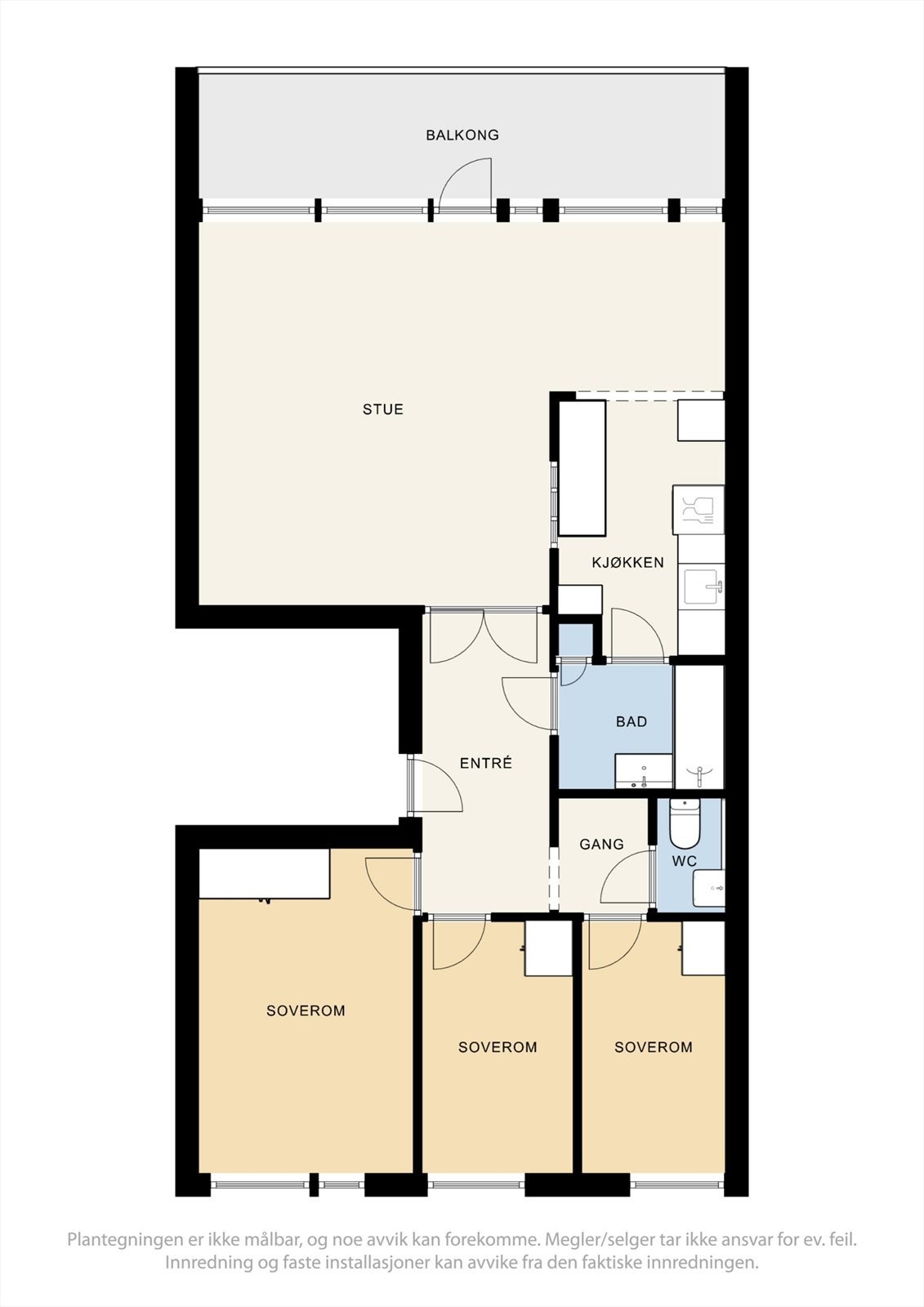 Plantegning Galleribilde