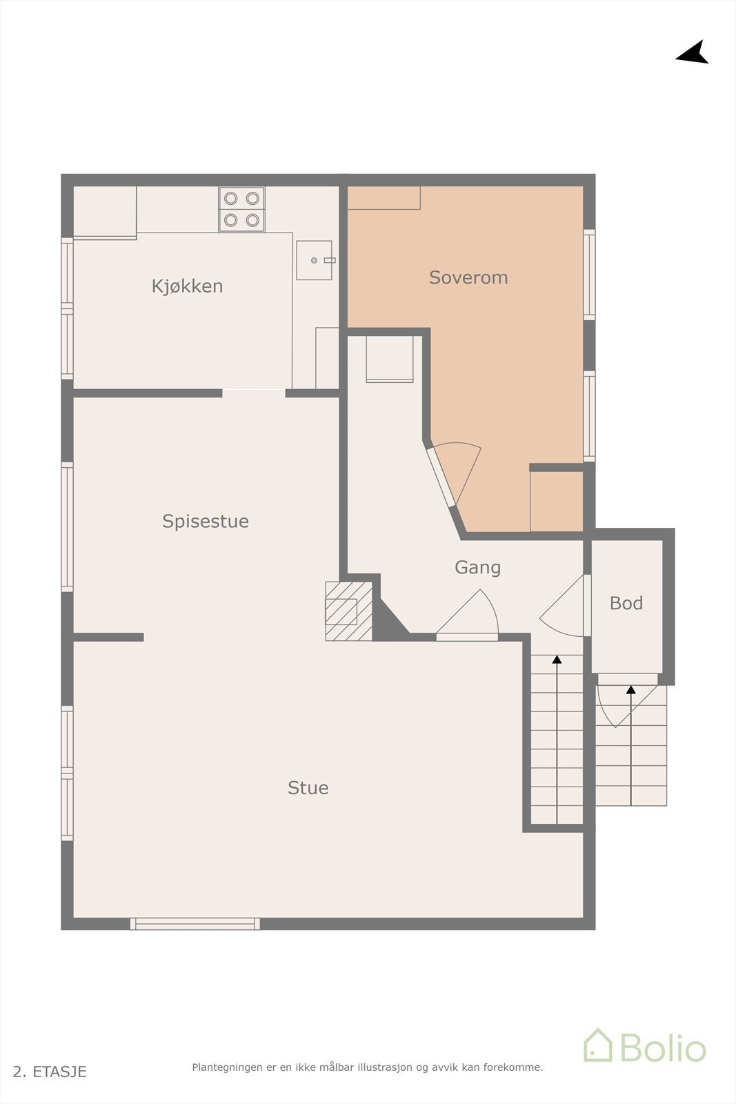 Plantegning Galleribilde