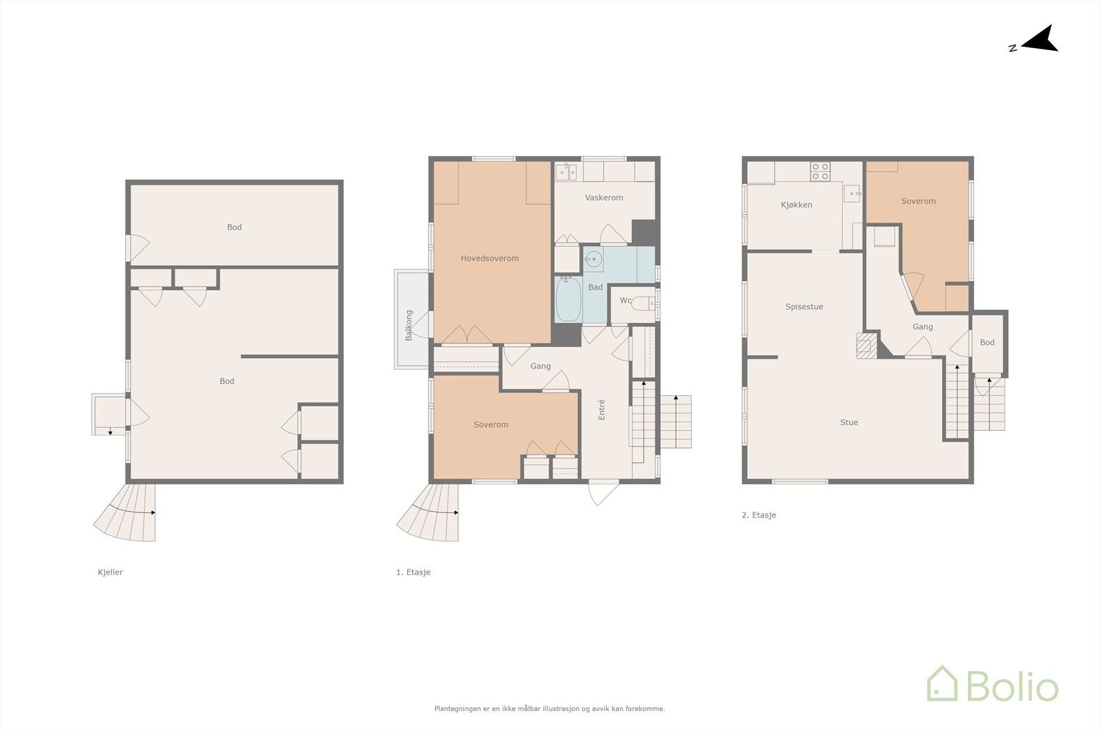 Plantegning Galleribilde