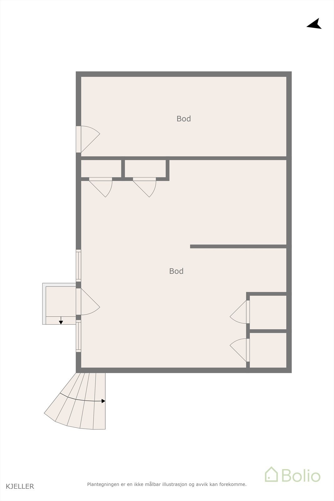 Plantegning Galleribilde