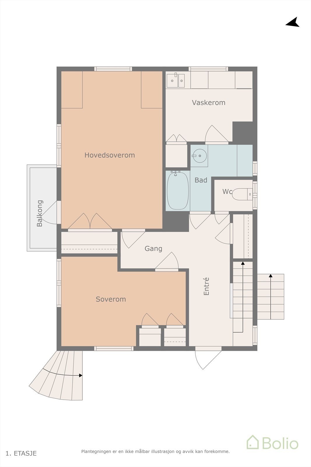 Plantegning Galleribilde