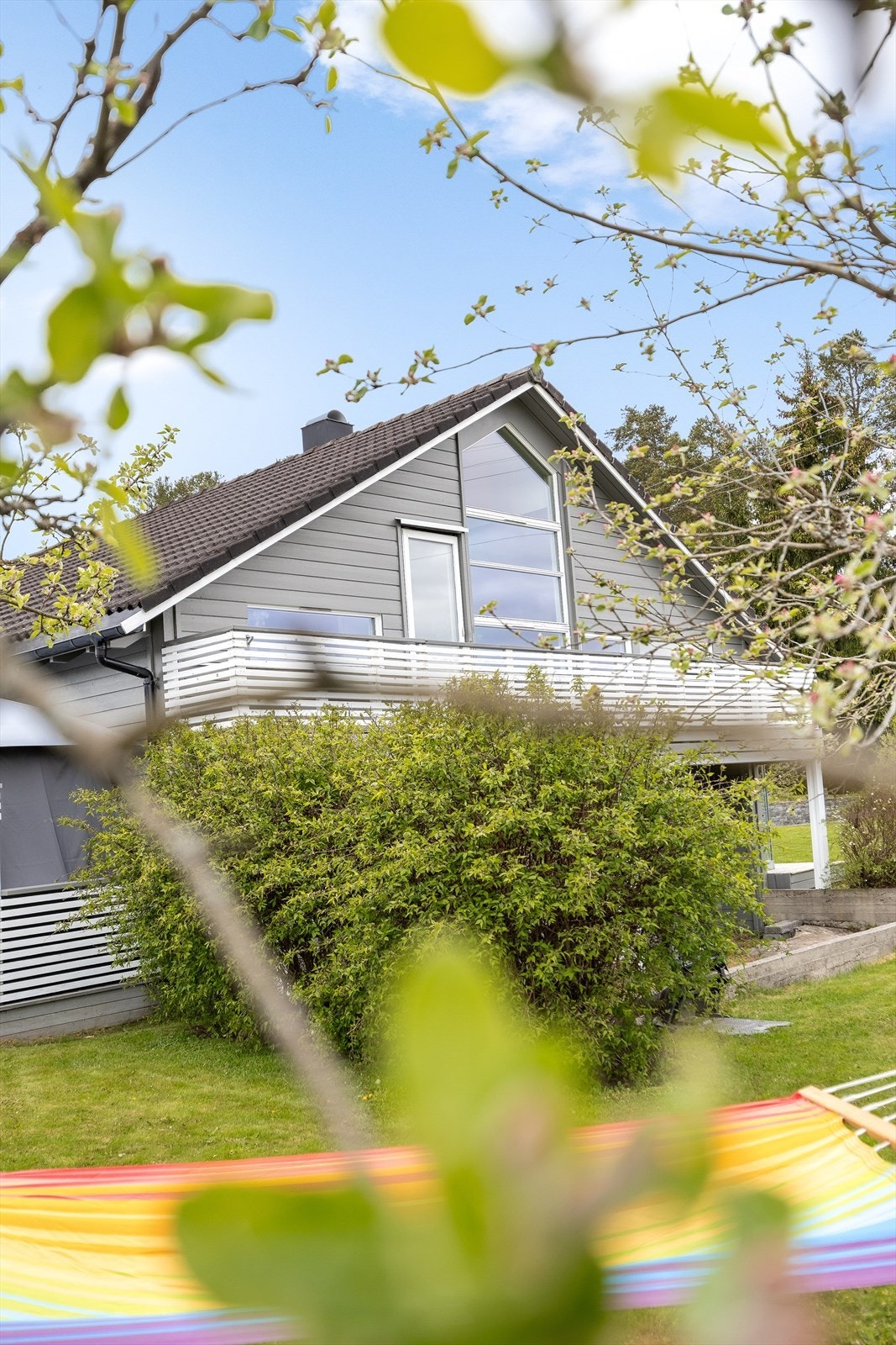 Balkongen ble revet og bygget på nytt i 2019. Galleribilde