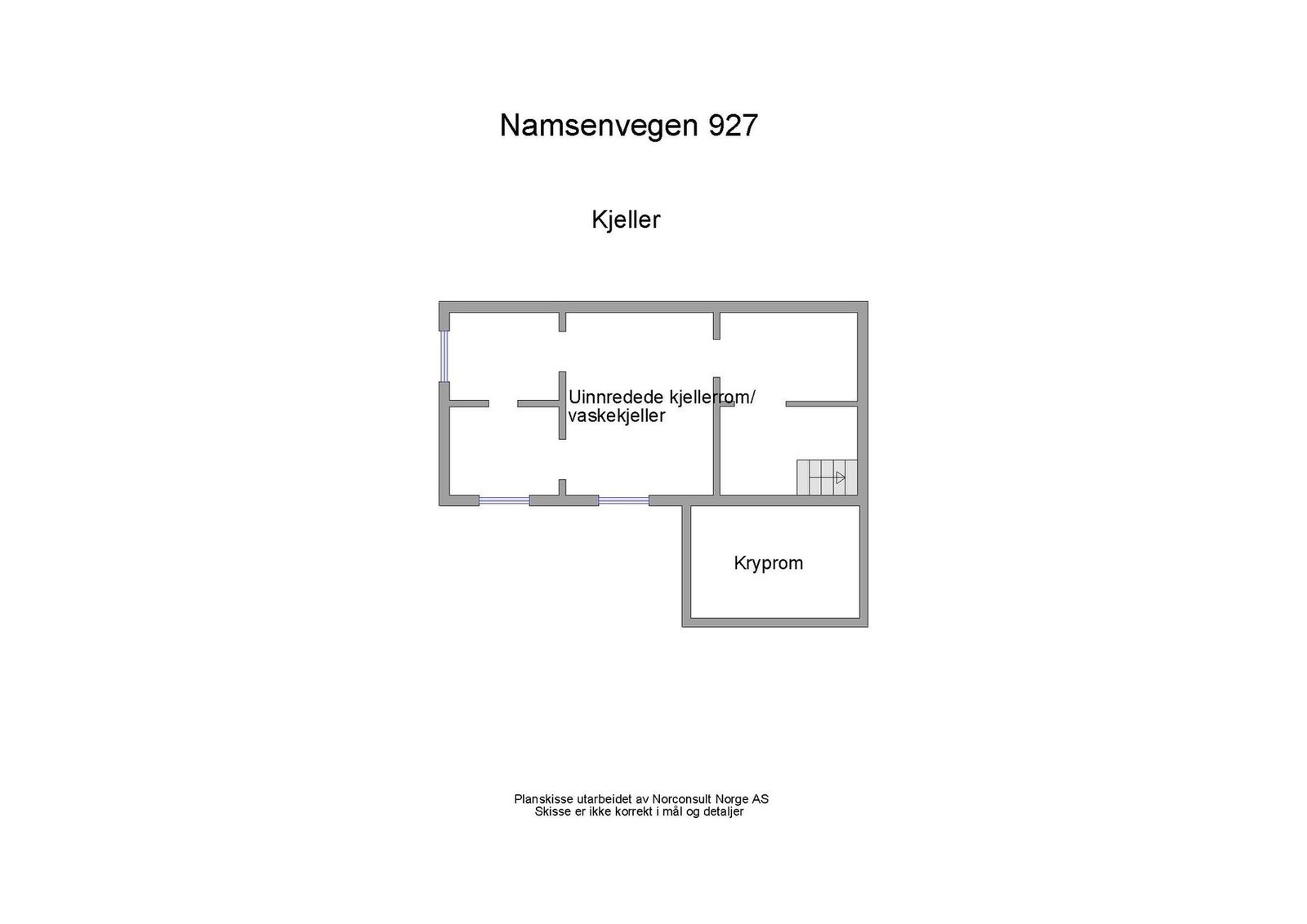 Planskisse - Kjeller Galleribilde