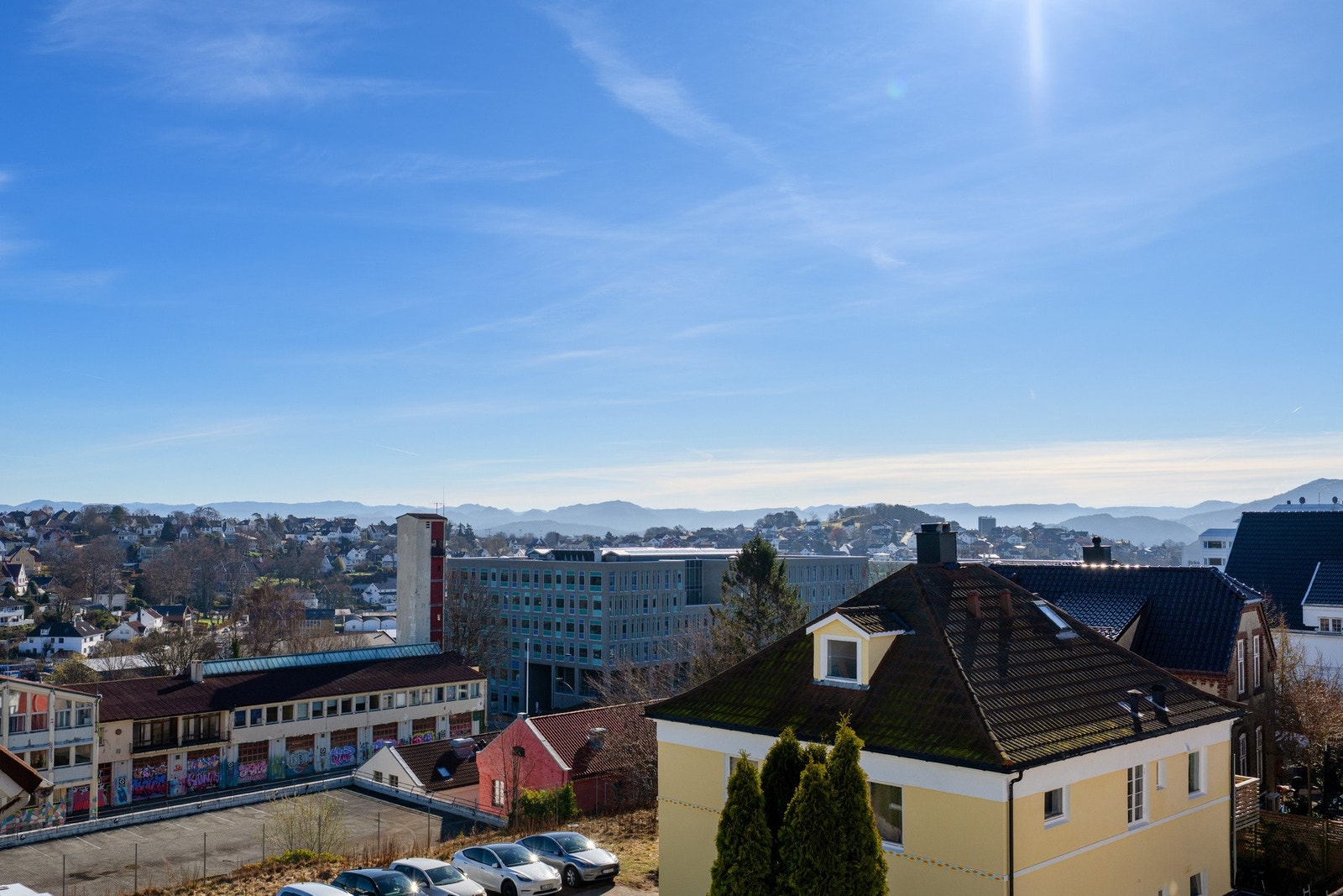 Flott utsikt fra boligen. Galleribilde