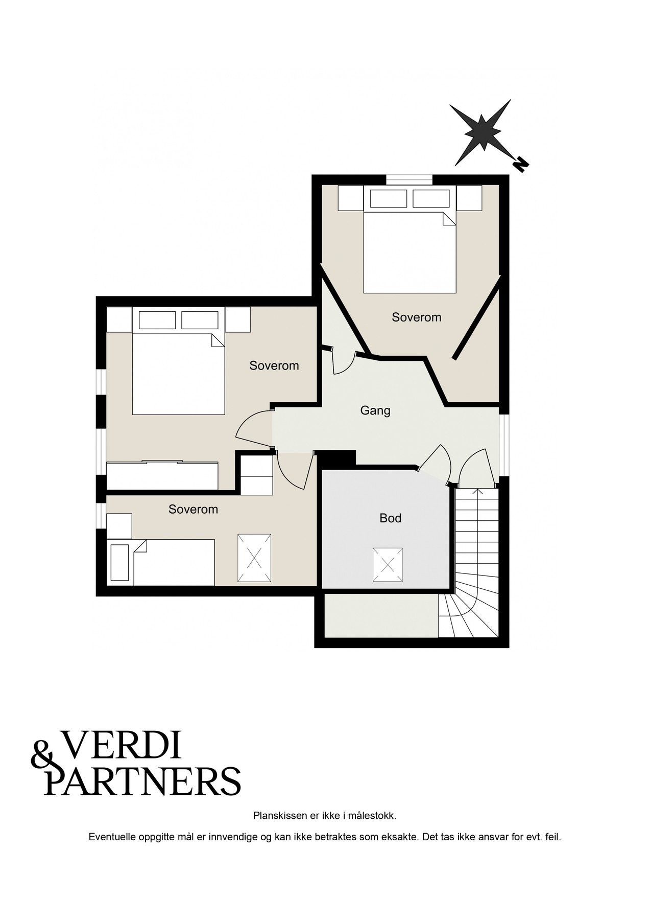 Loft (et soverom ikke godkjent). Galleribilde