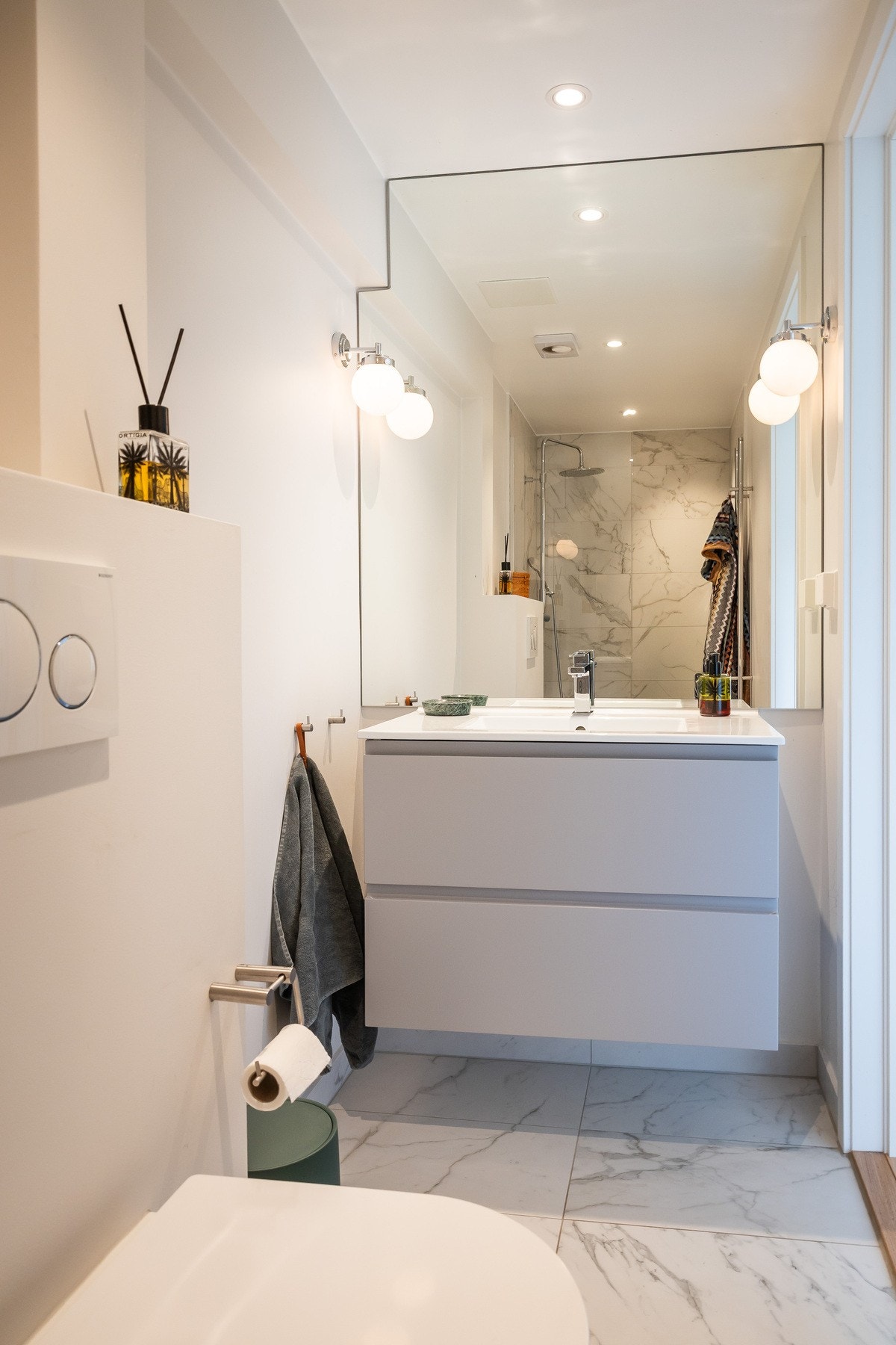 Bad underetasje ble ombygget i 2020. Galleribilde