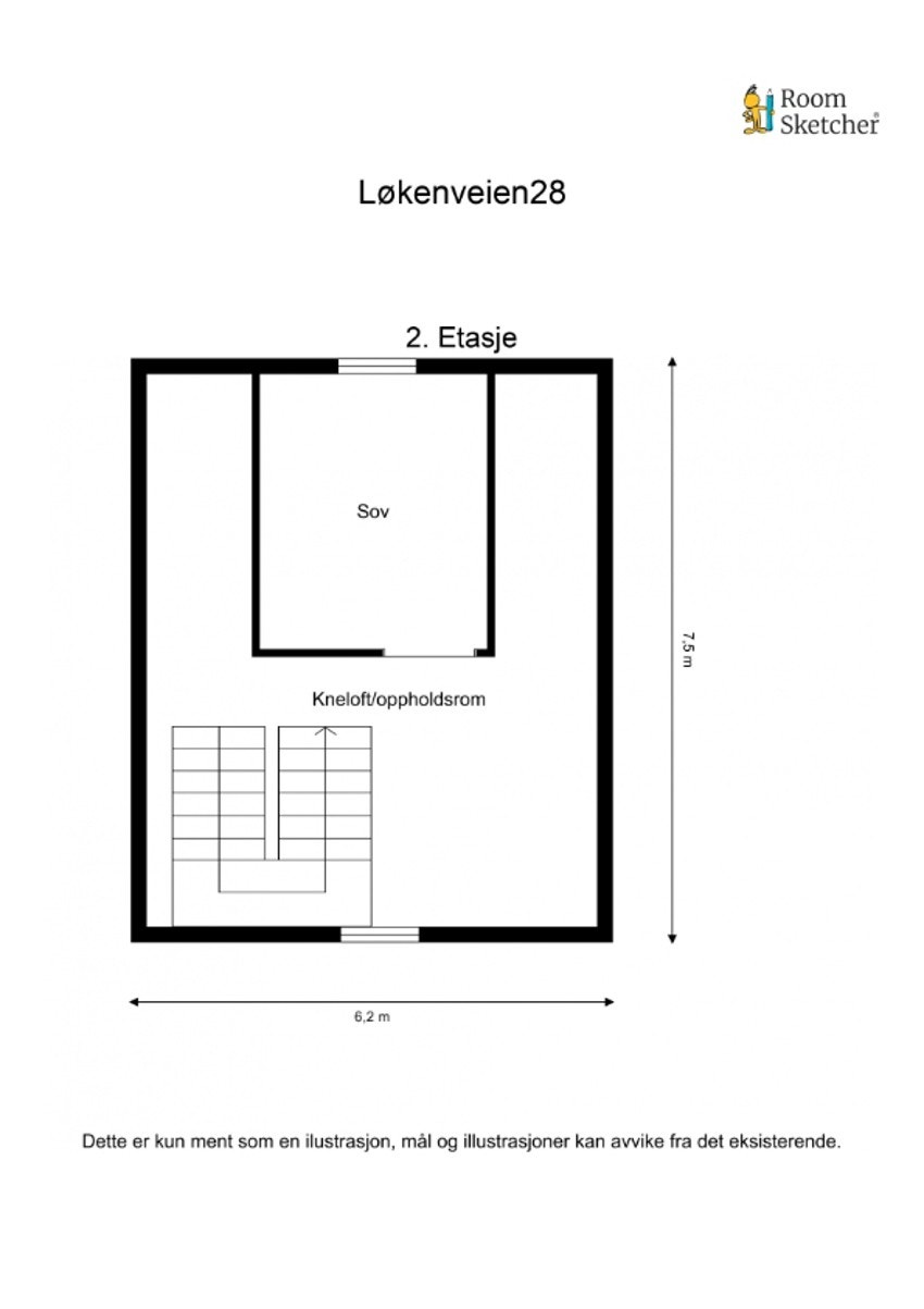 Plantegning 2. Etasje. Galleribilde