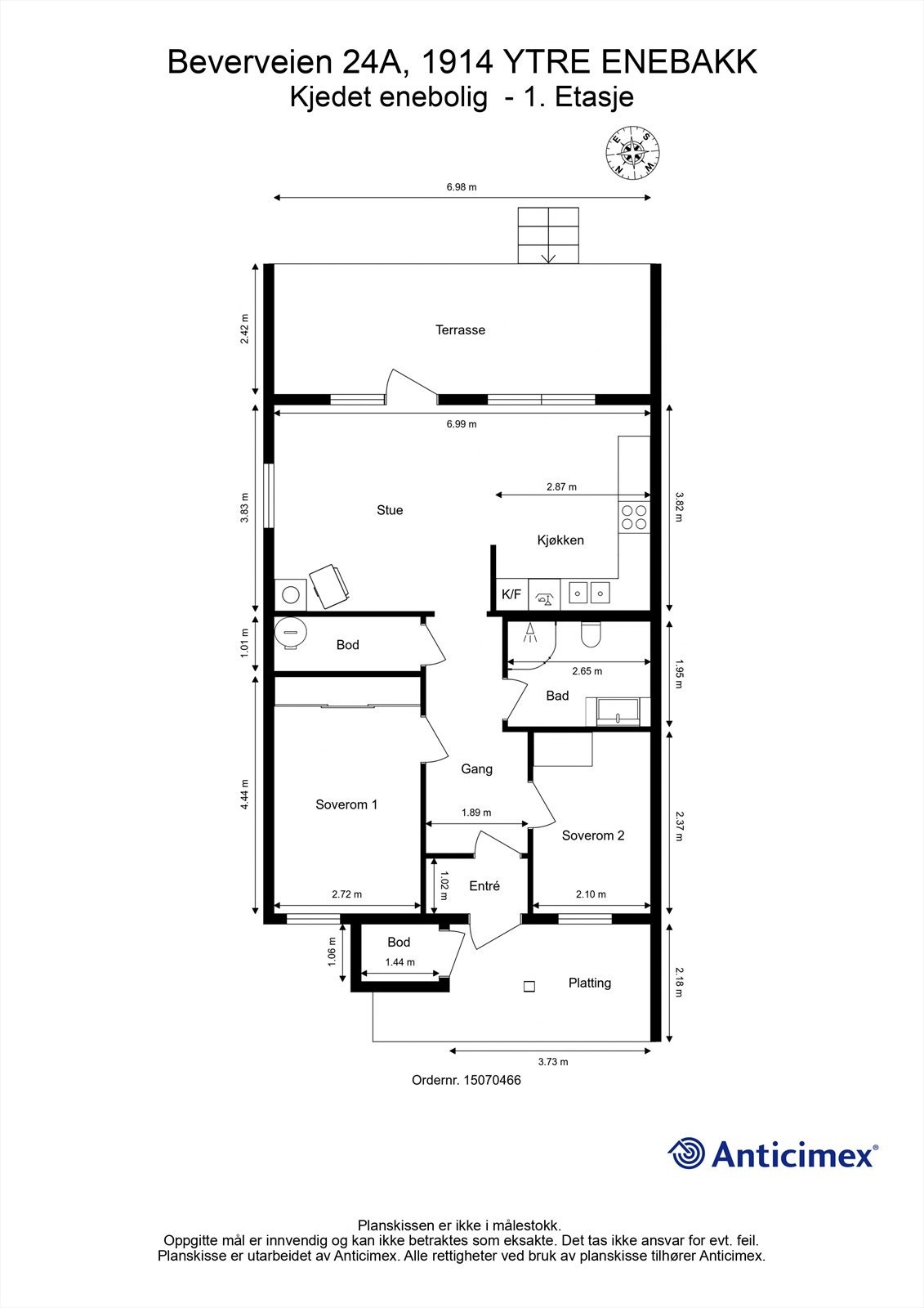 Plantegning Galleribilde