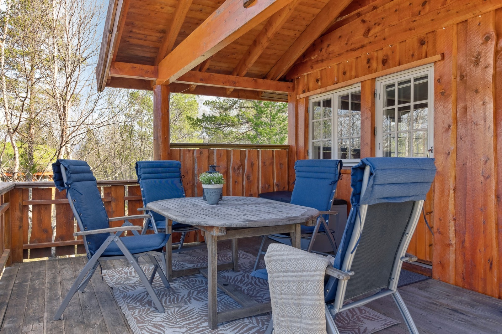 Terrassen måler hele 51 kvm. Galleribilde