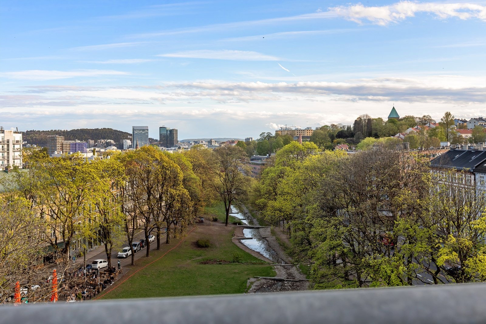 Utsikt fra felles takterrasse Galleribilde