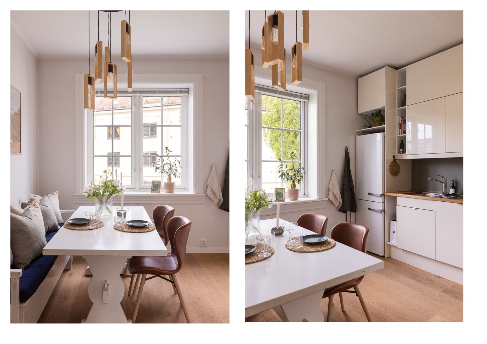 God plass til å innrede med en stor, sosial spisestue i hverdagen. Galleribilde