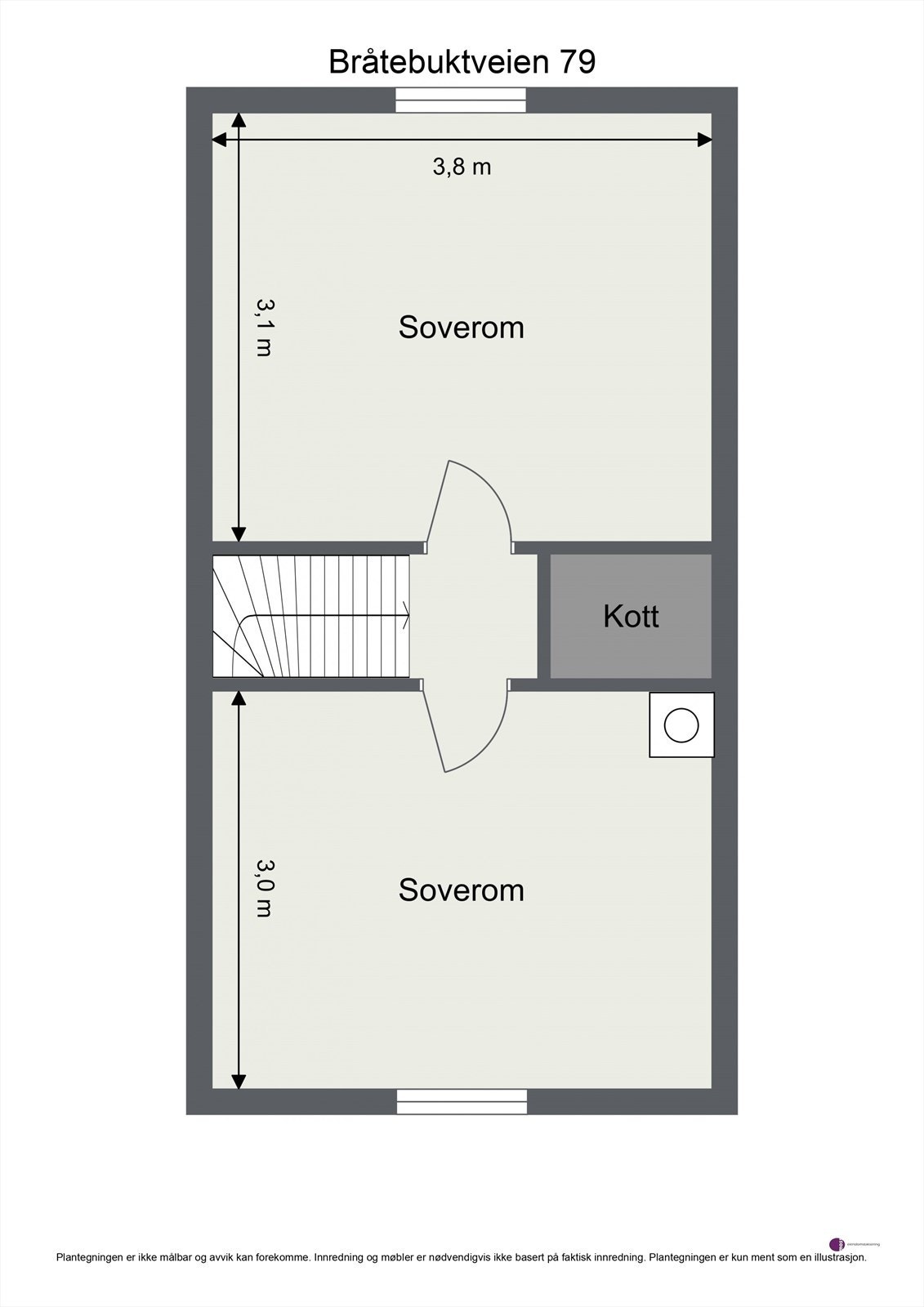 Plantegning 2. etasje. Galleribilde