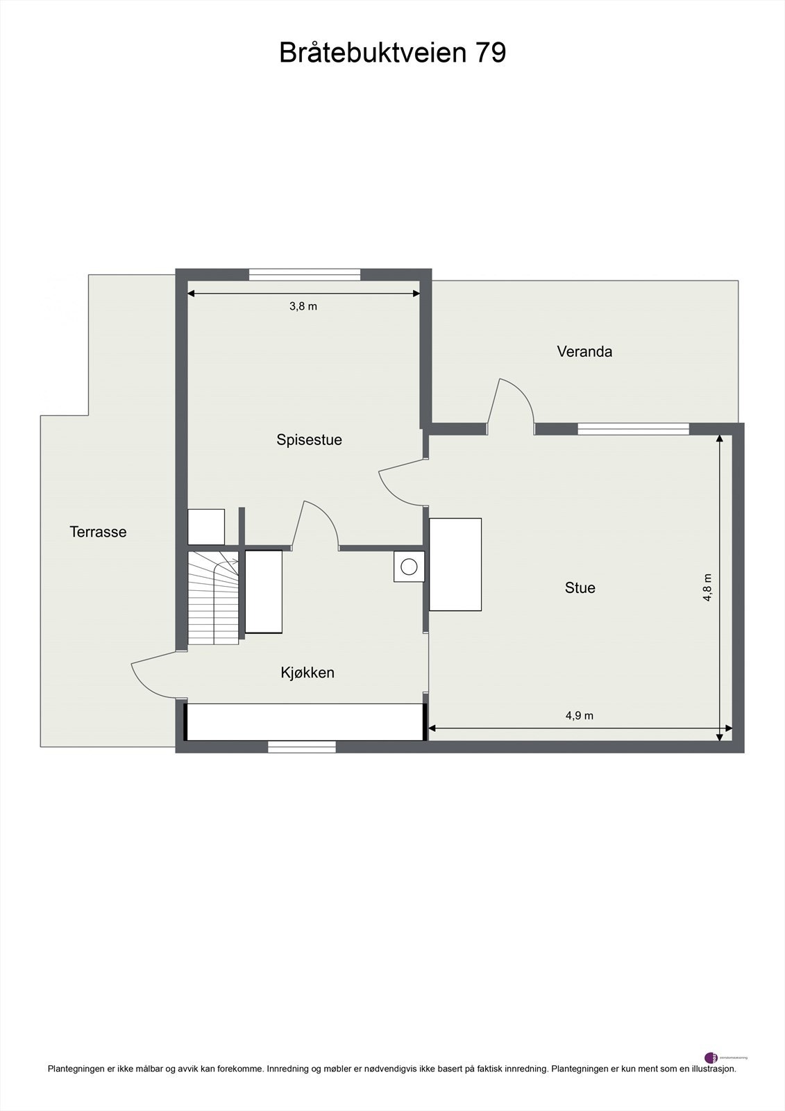 Plantegning 1. etasje. Galleribilde