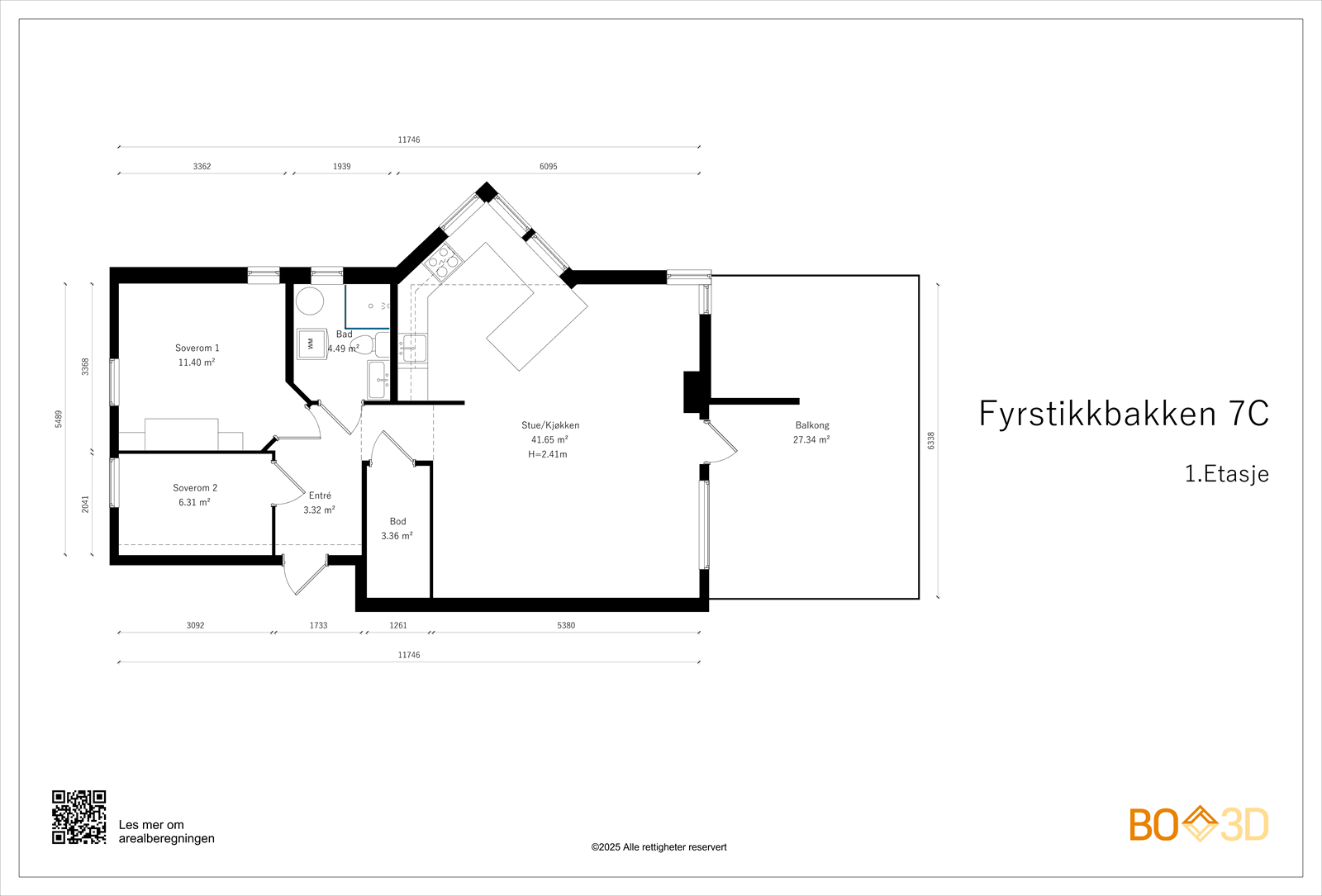 Plantegning Galleribilde