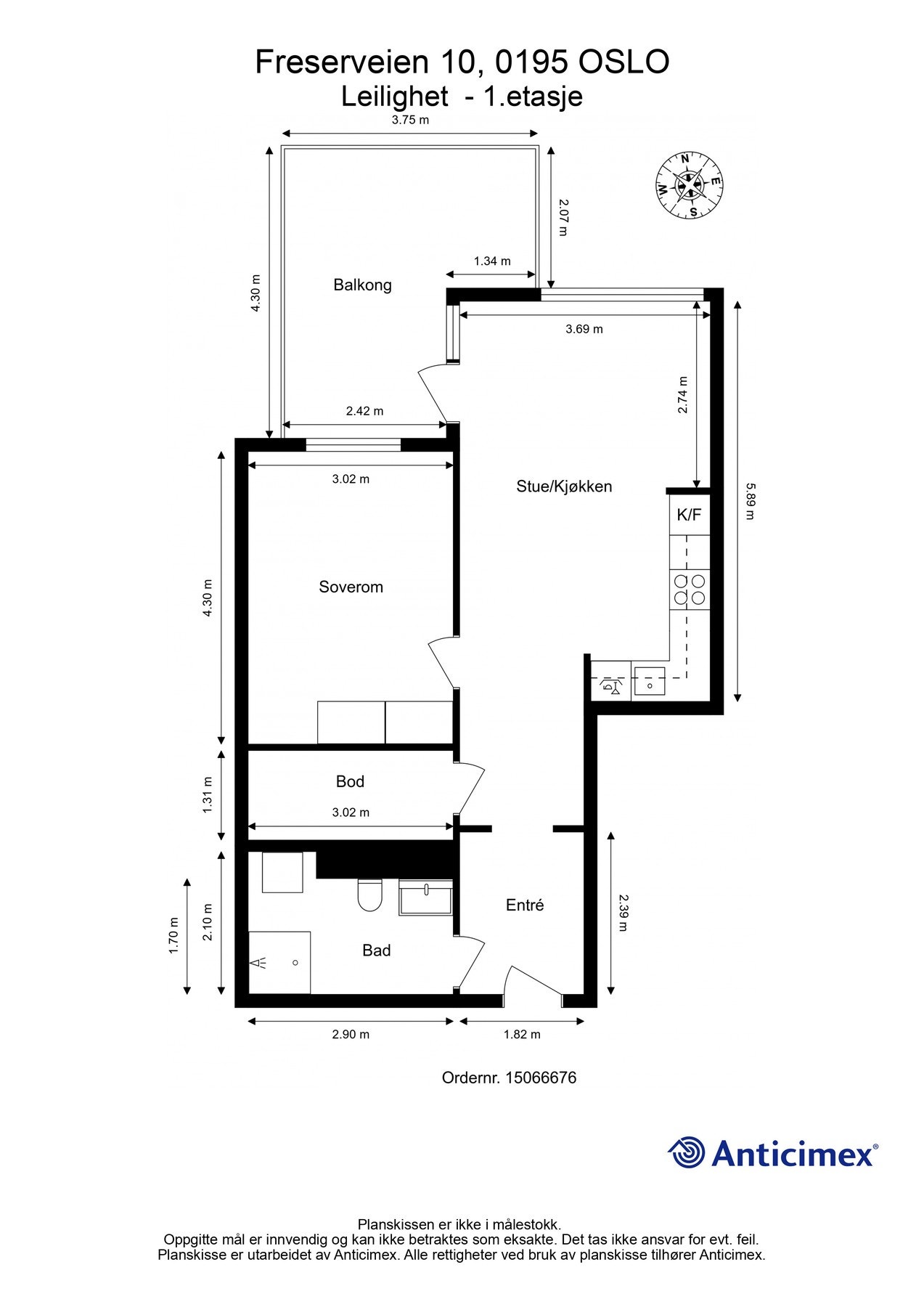 Plantegning. Galleribilde