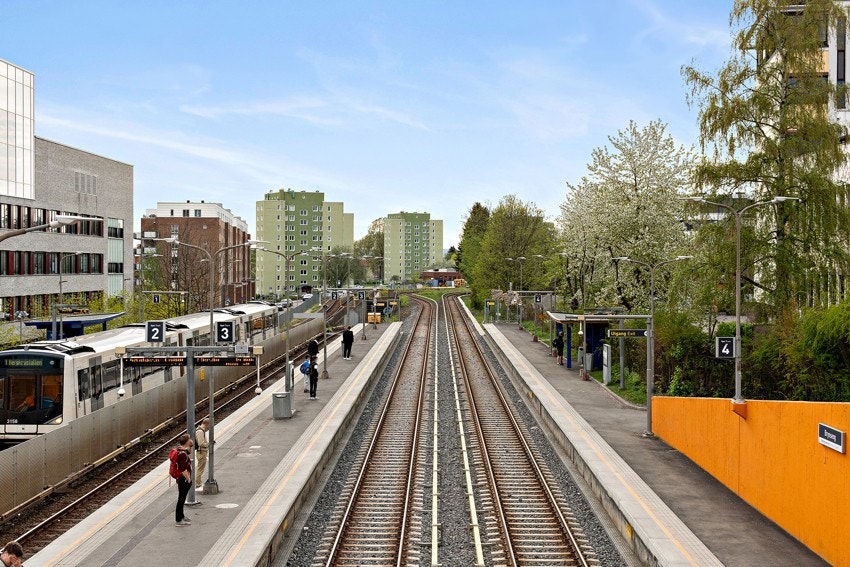 Brynseng T-bane Galleribilde