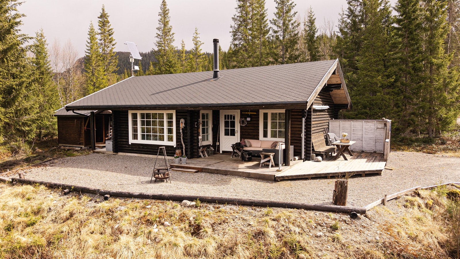 Praktisk hytte med alt over ett plan, oppført i 2011 Galleribilde