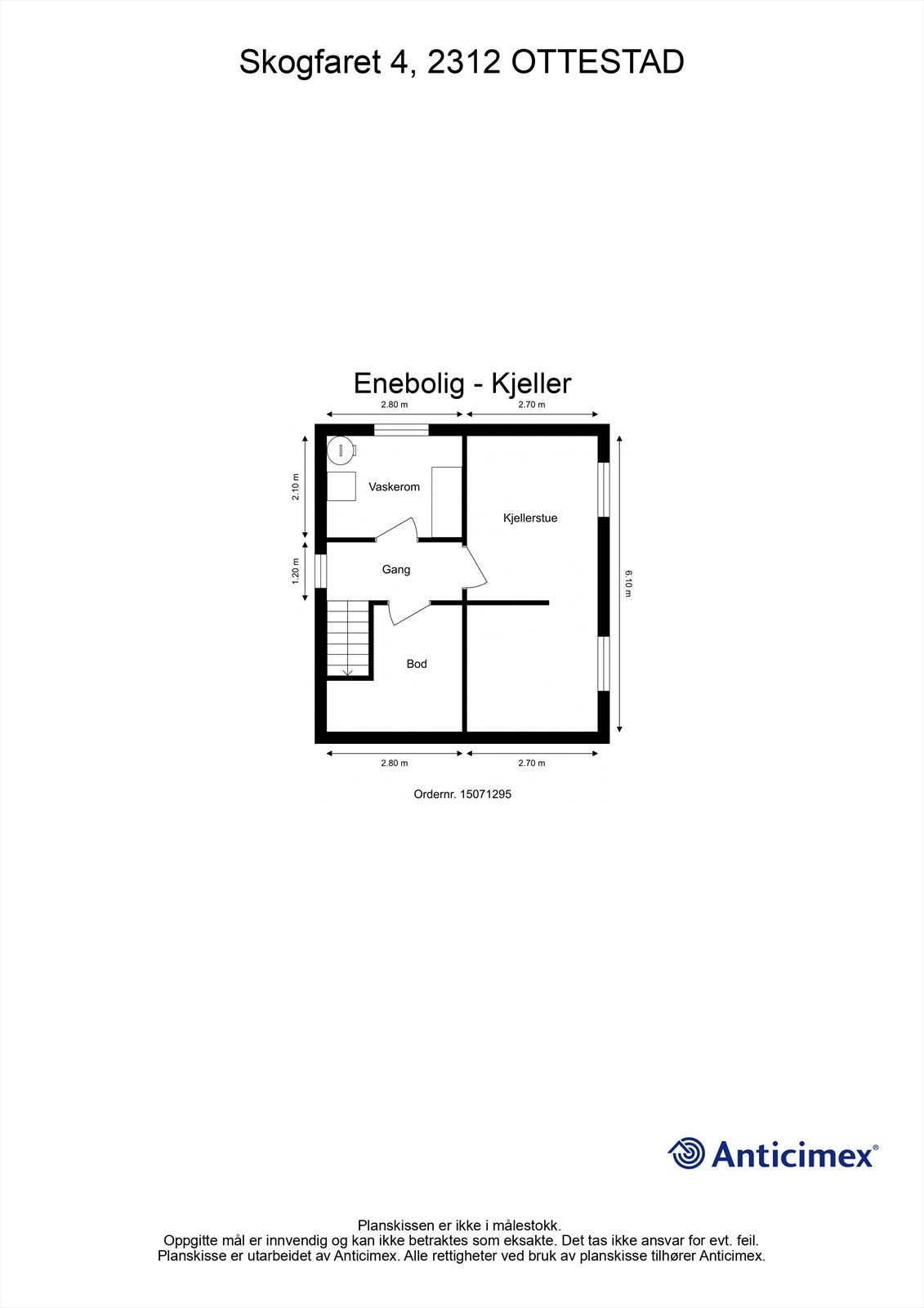 Plantegning - Kjeller. Galleribilde