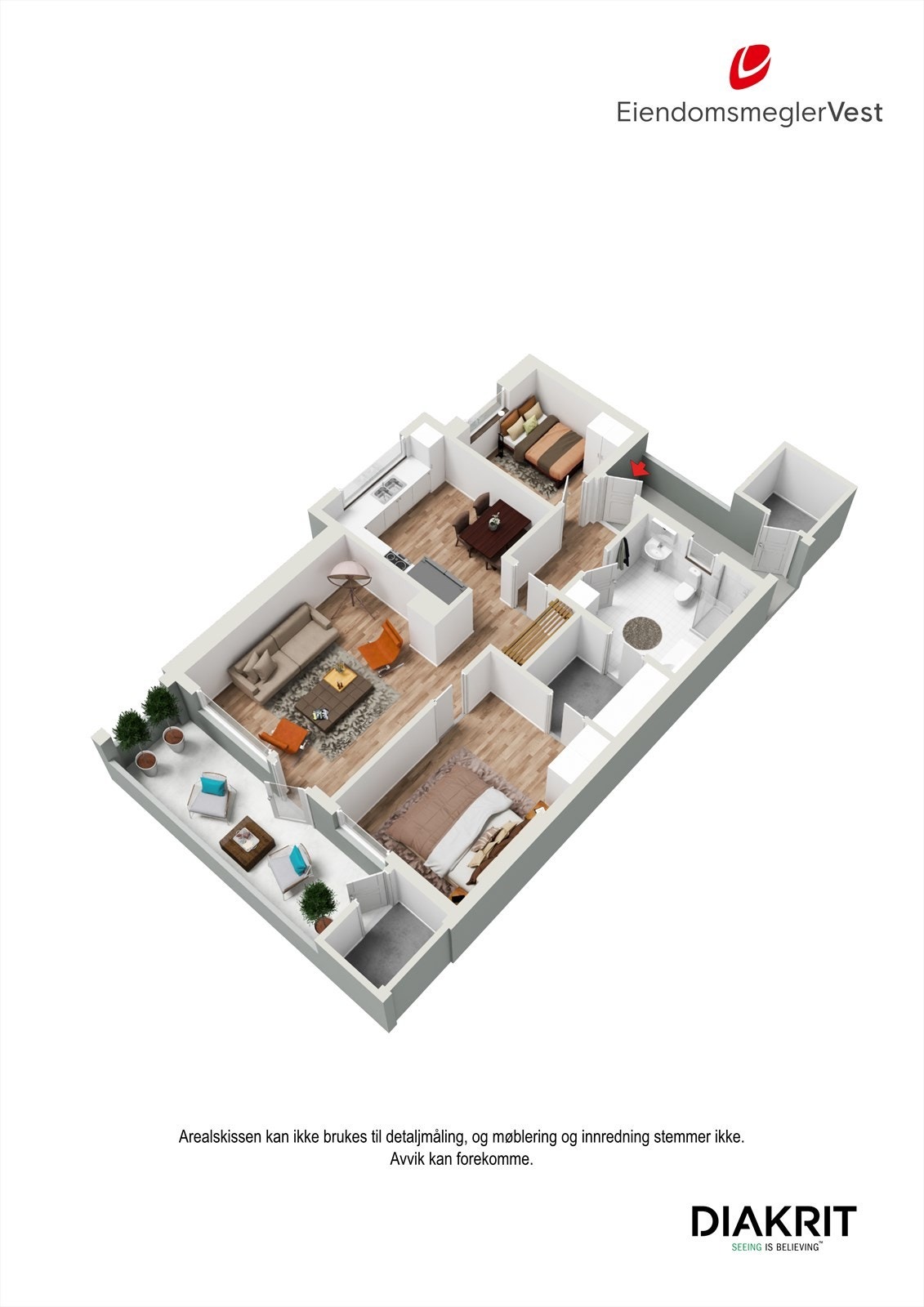 Plantegning Galleribilde