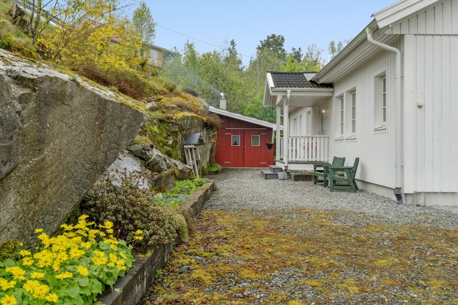 Her er det laget til flere beplantninger Galleribilde