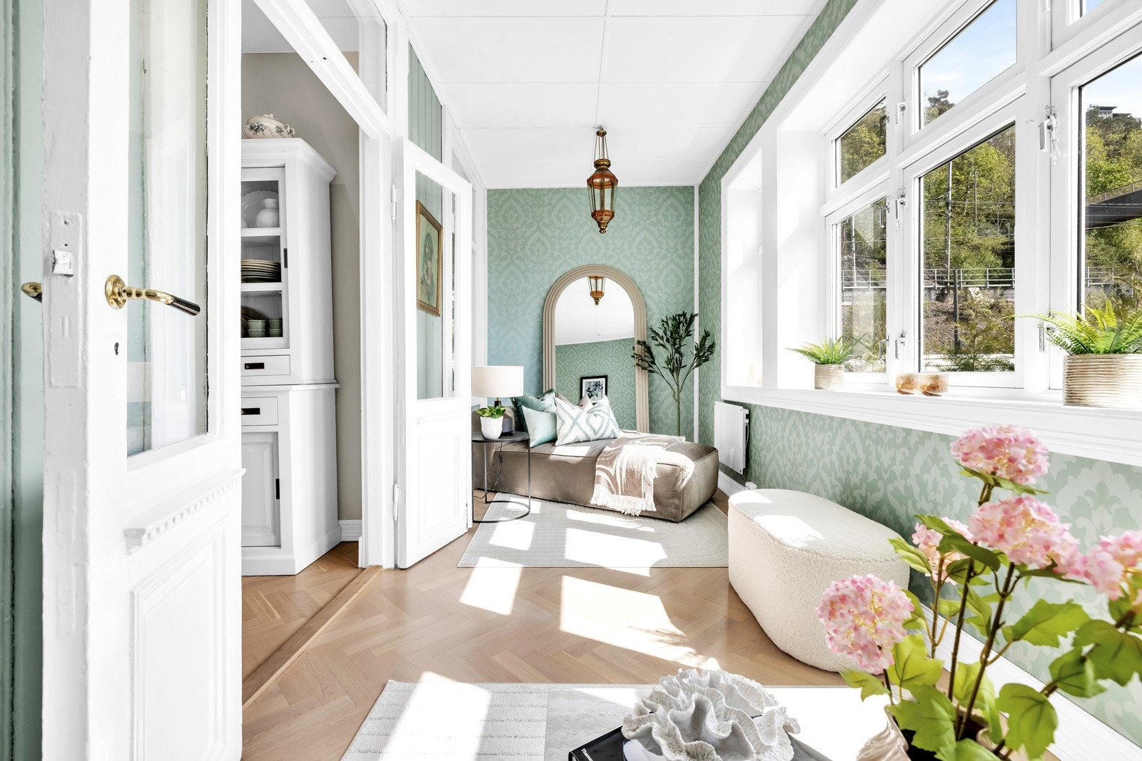 Herlig vinterhage Galleribilde
