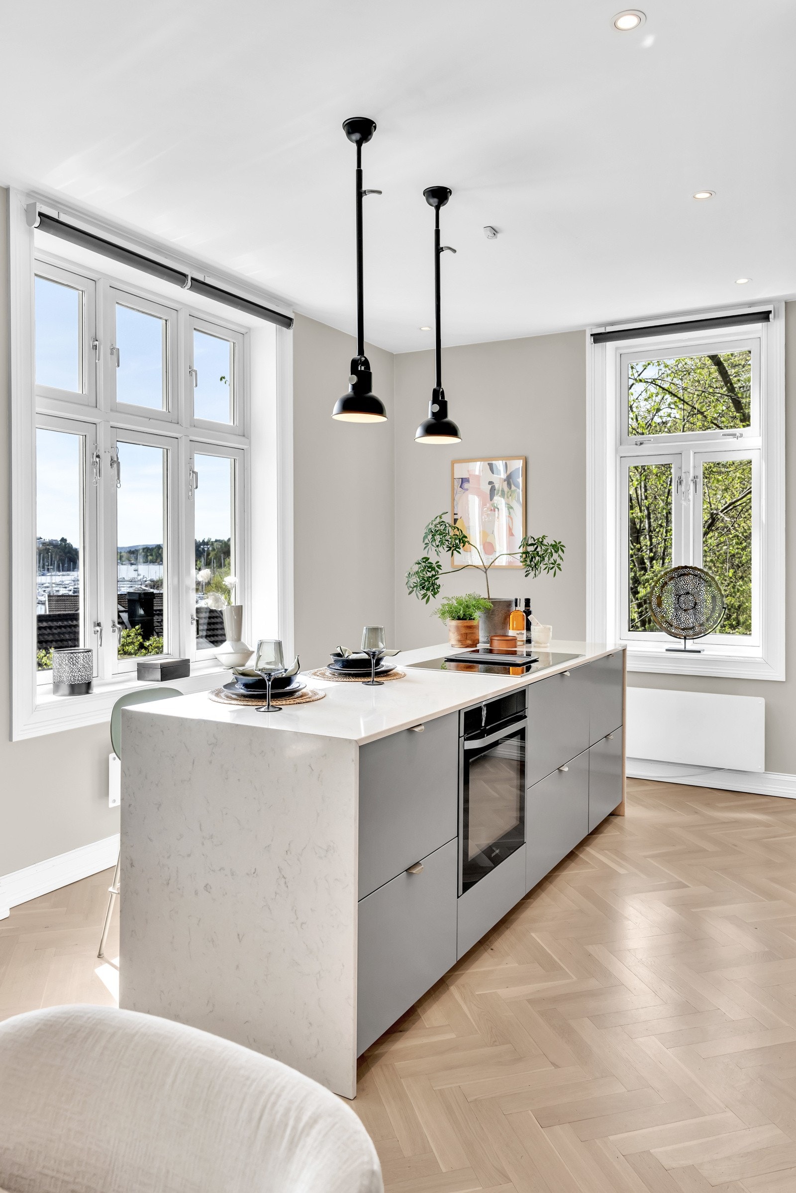 Påkostede benkeplater fra Calcatta Silestone Galleribilde