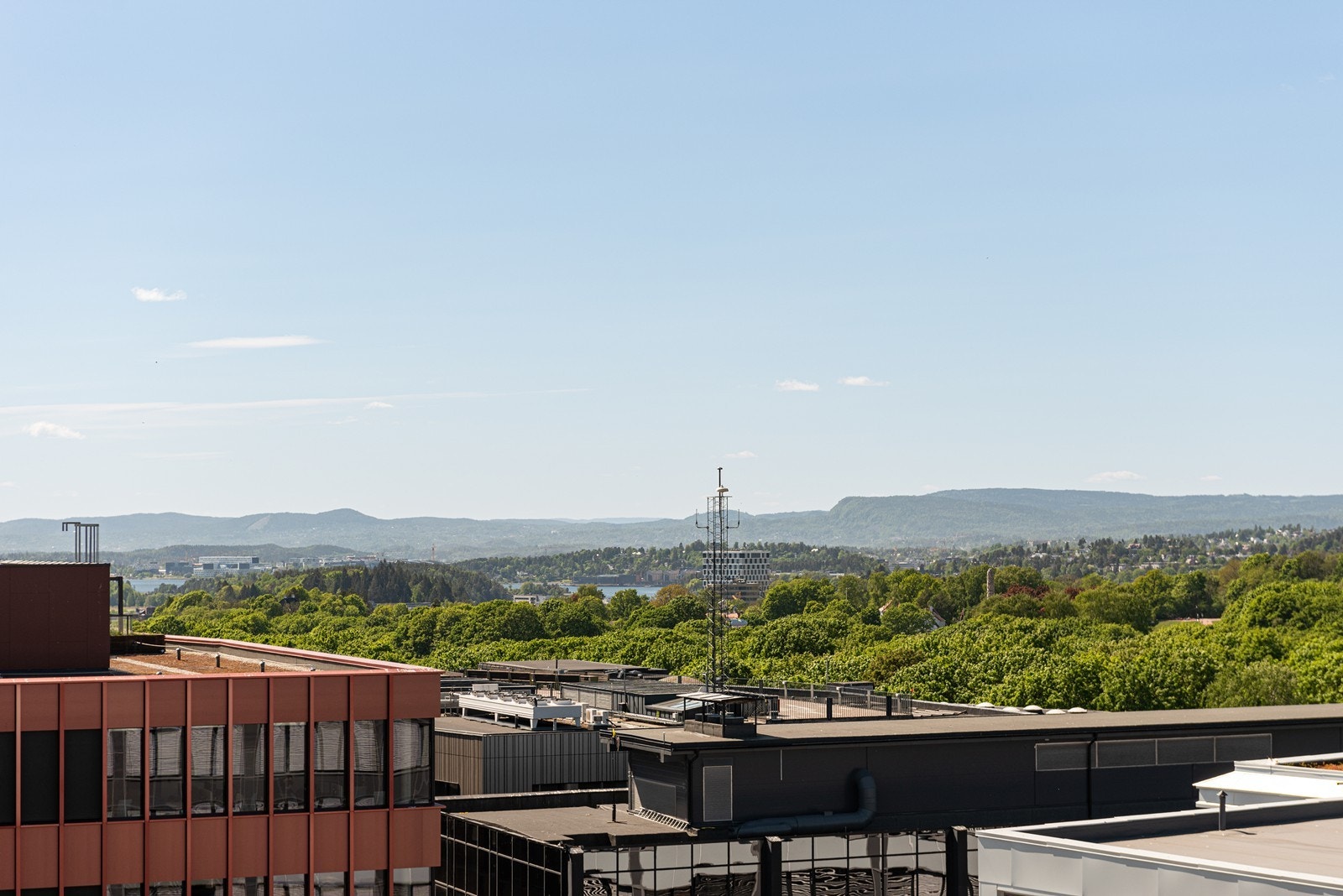 Utsikt fra balkongen Galleribilde