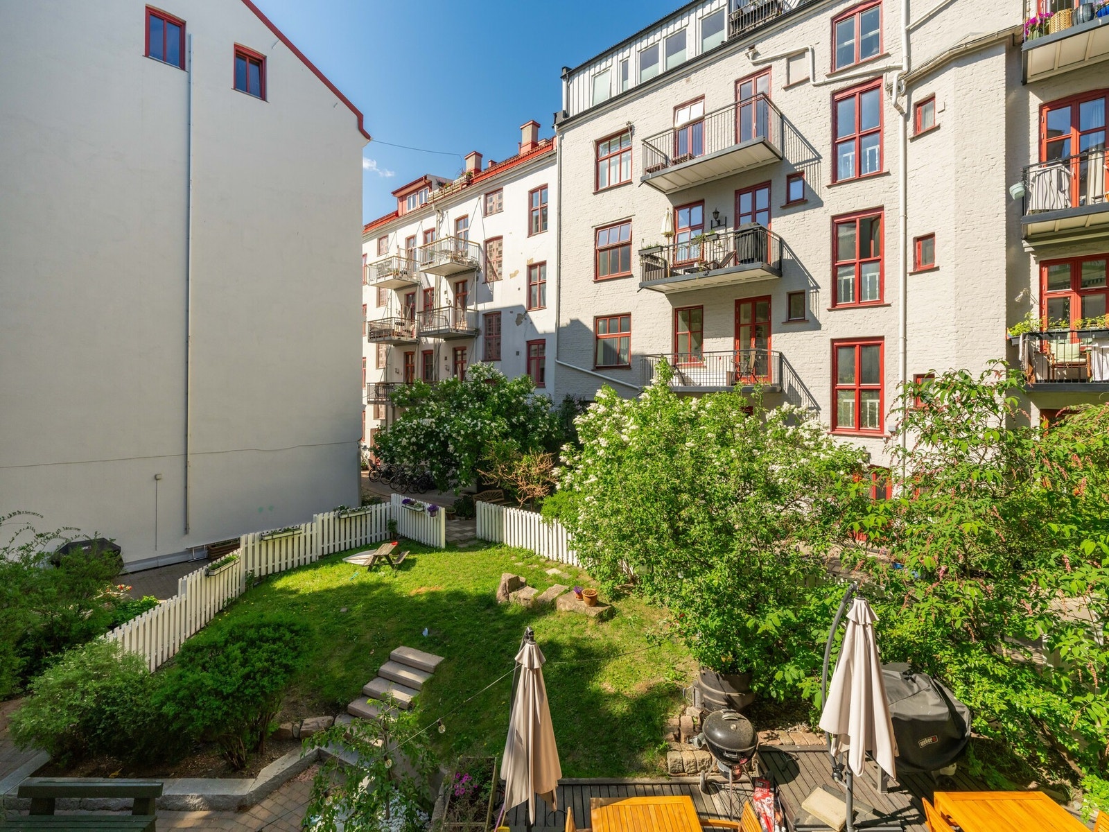 Det er også nydelig utsyn fra balkogen. Galleribilde