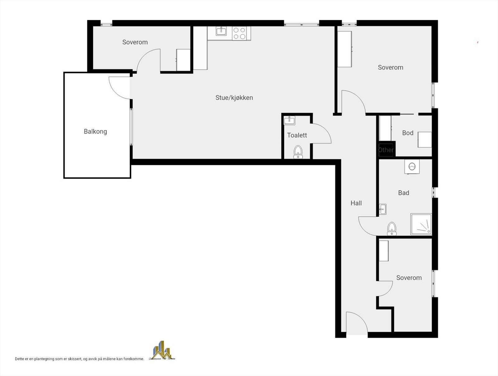 Planløsning. Galleribilde