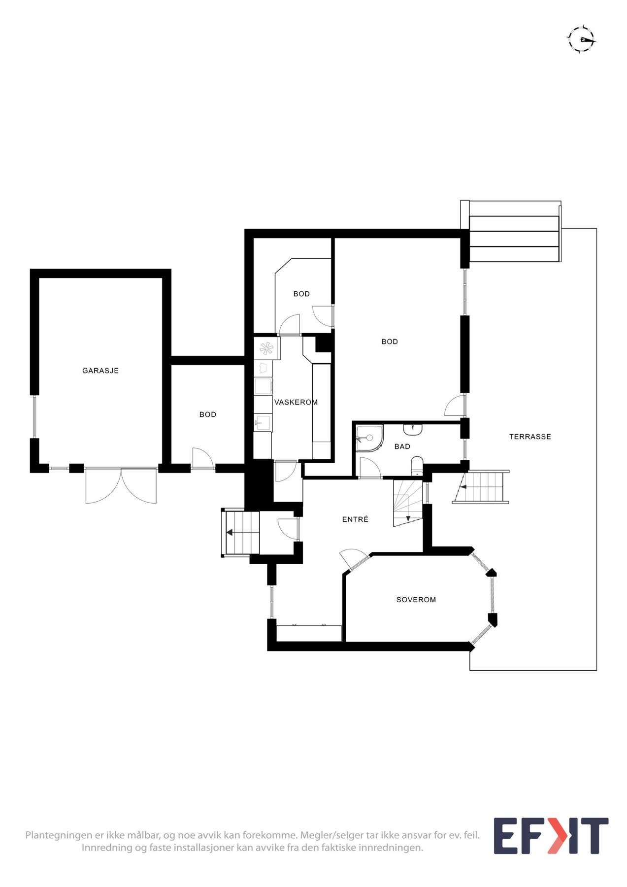 Planskisse - Underetasje Galleribilde