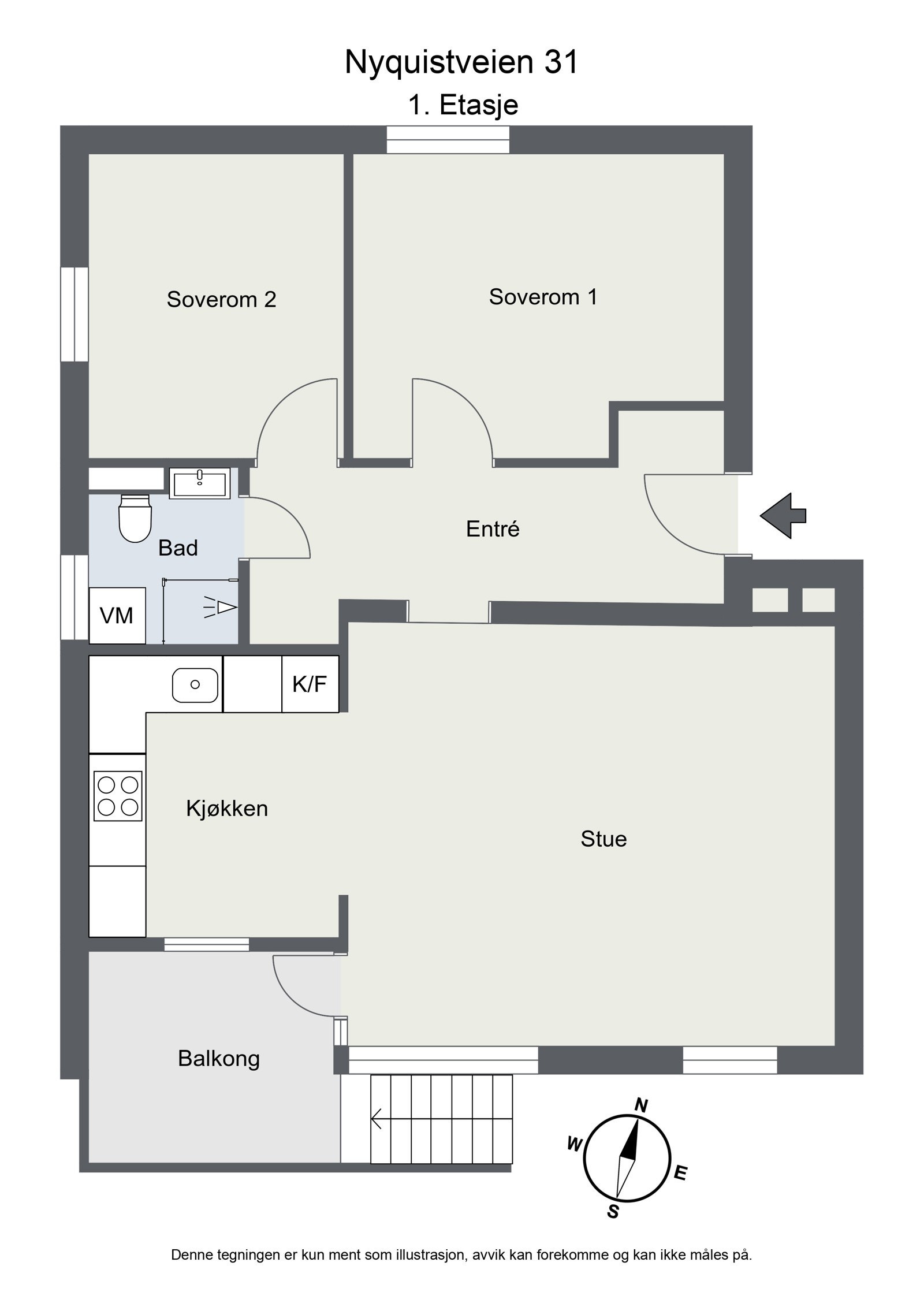 Plantegning Galleribilde